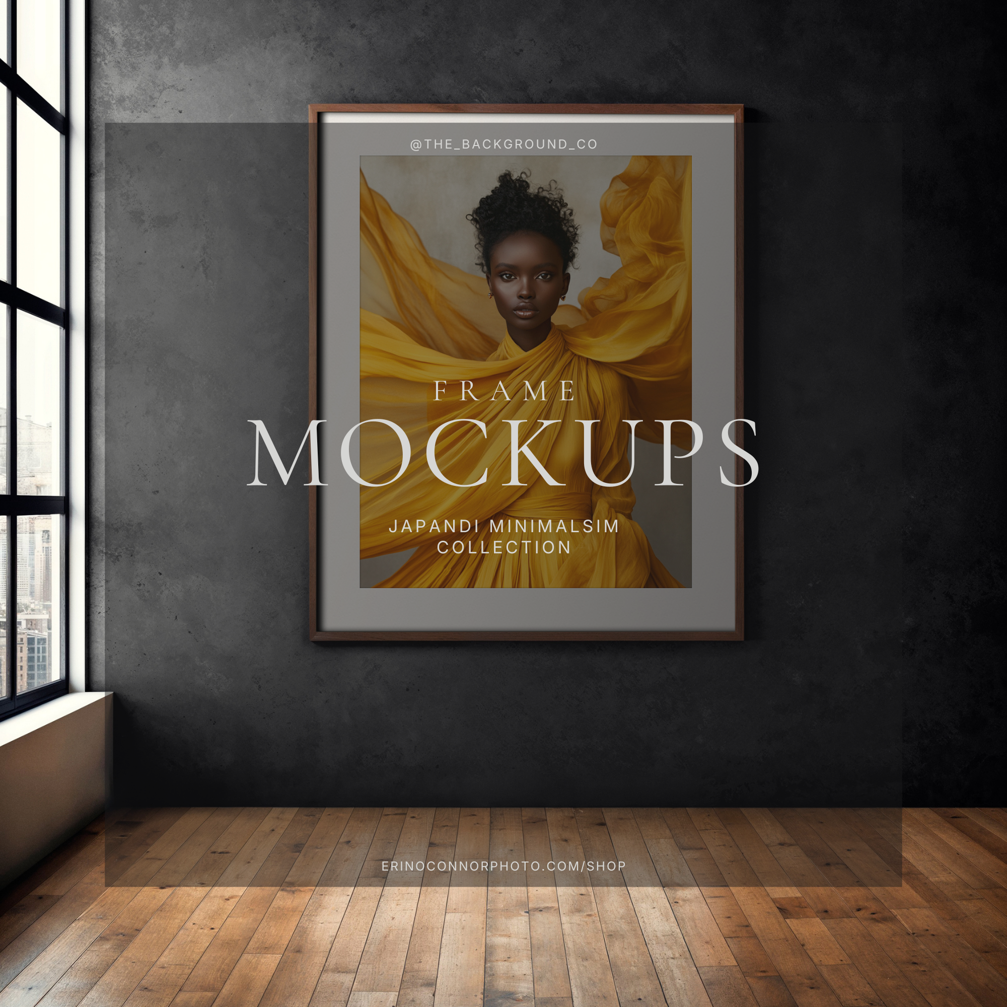 Japandi Minimalism: Ash & Echo – Room & Frame Mockups
