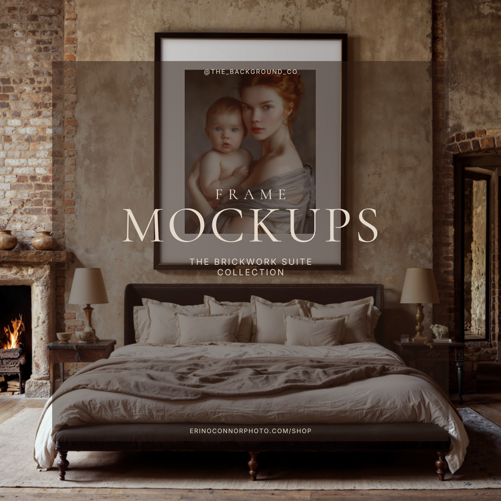 Industrial Romanticism: The Brickwork Suite Frame Mockups