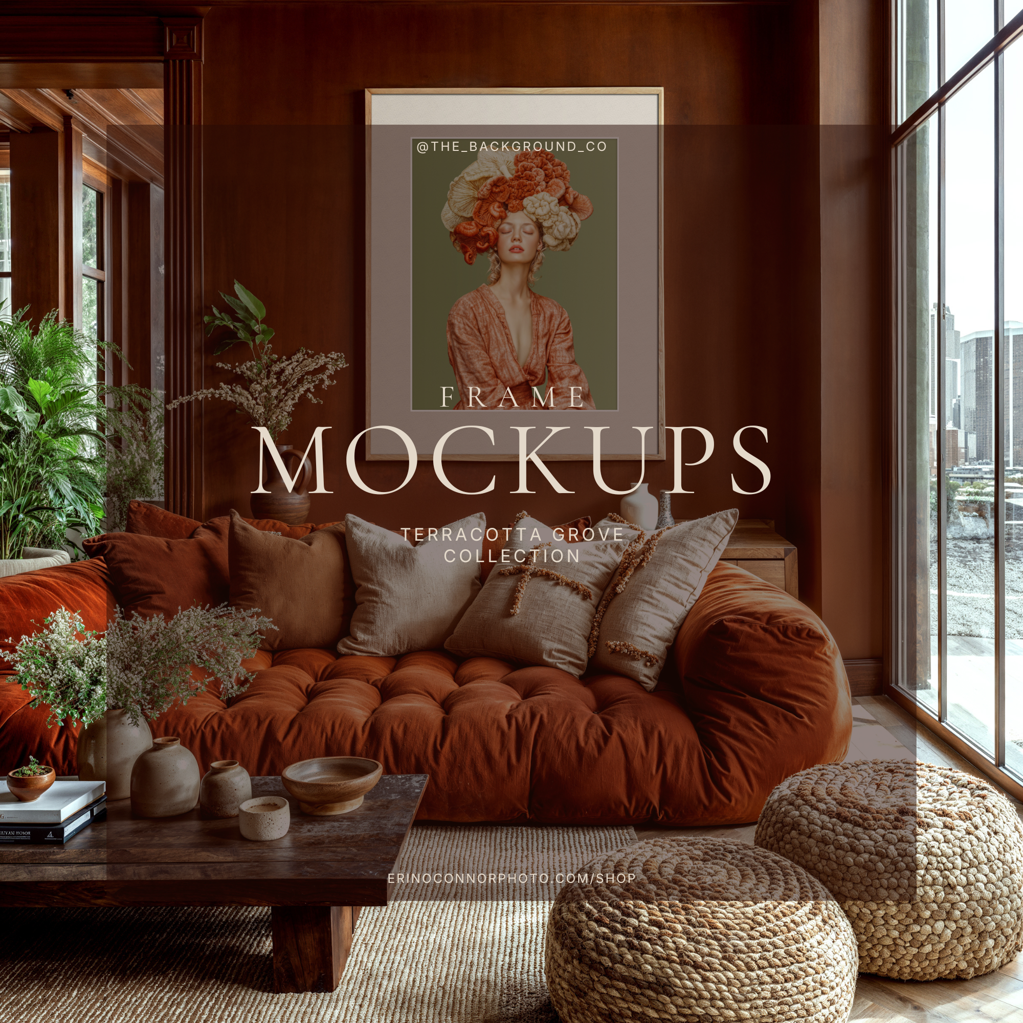 Terracotta Grove - Room & Frame Mockups