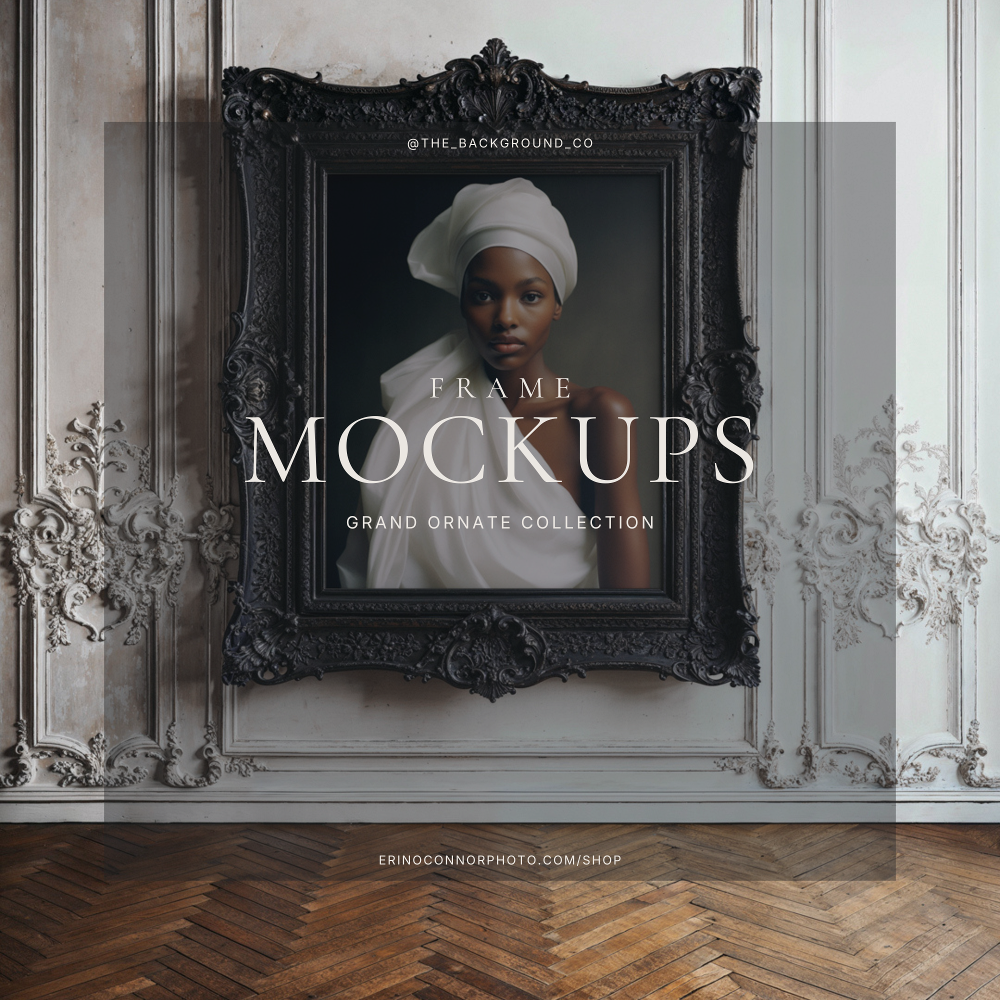 Grand Ornate Baroque Frame Mockups