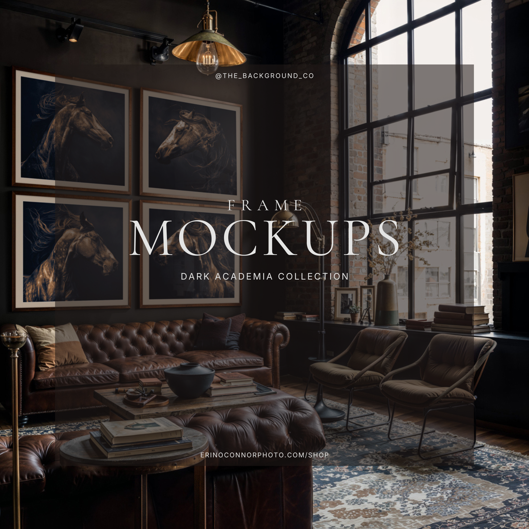 Dark Academia - Room & Frame Mockups