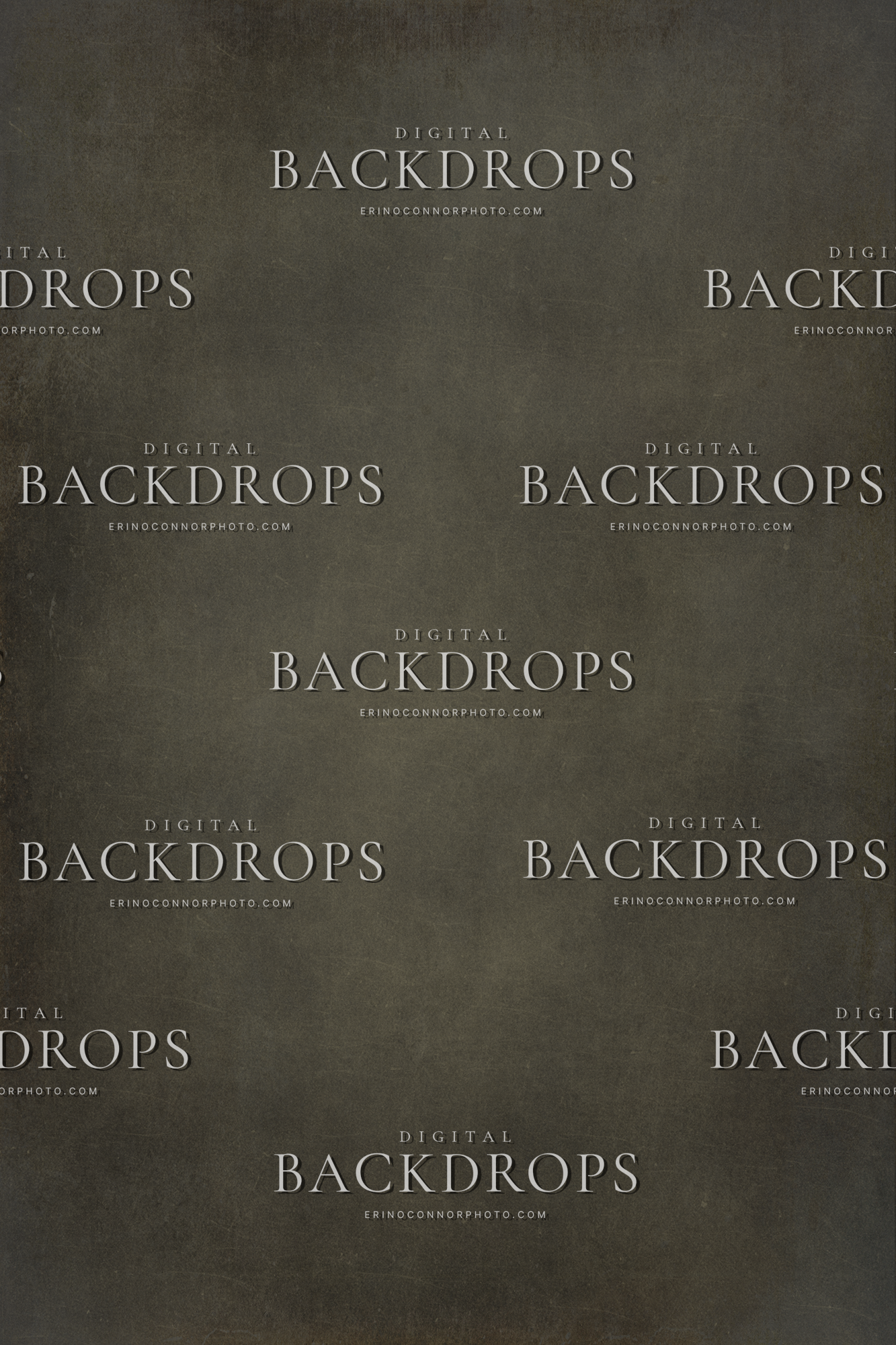 Truffle Dust Digital Canvas backdrop in deep brown and charcoal with subtle vignette, realistic painterly studio background for portraits, maternity, and newborn composites.