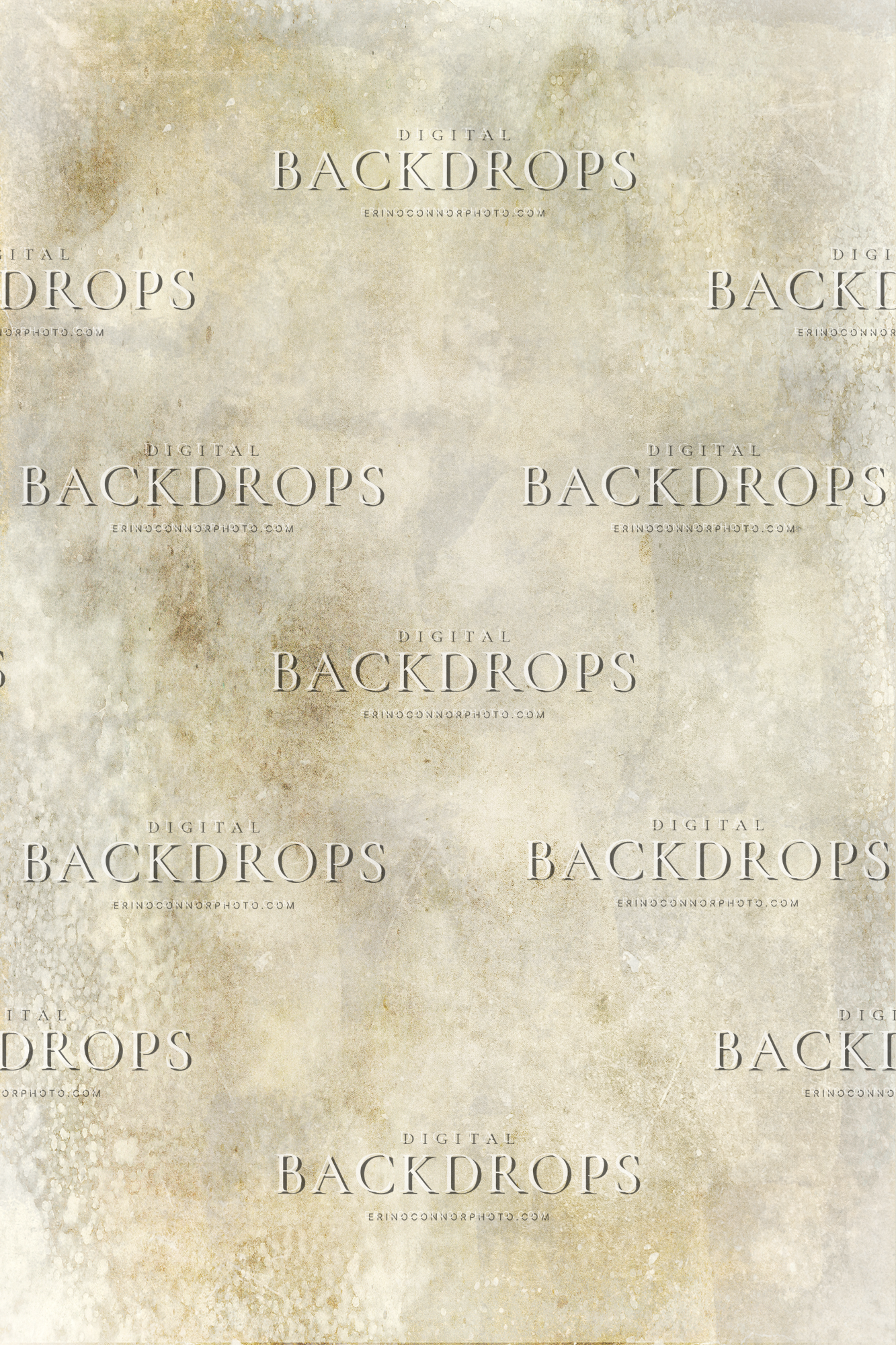 Ivory Veil digital canvas backdrop with studio floor sweep, airy ivory beige painterly texture; portrait, maternity and fantasy photography background.