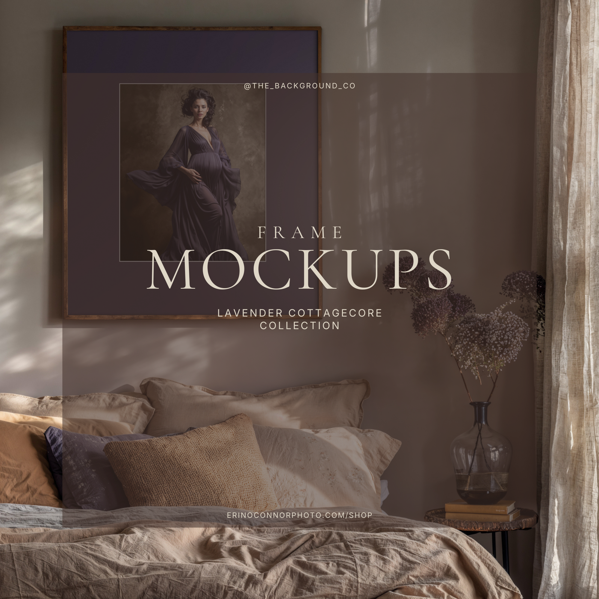 Lavender Cottagecore Frame Mockups