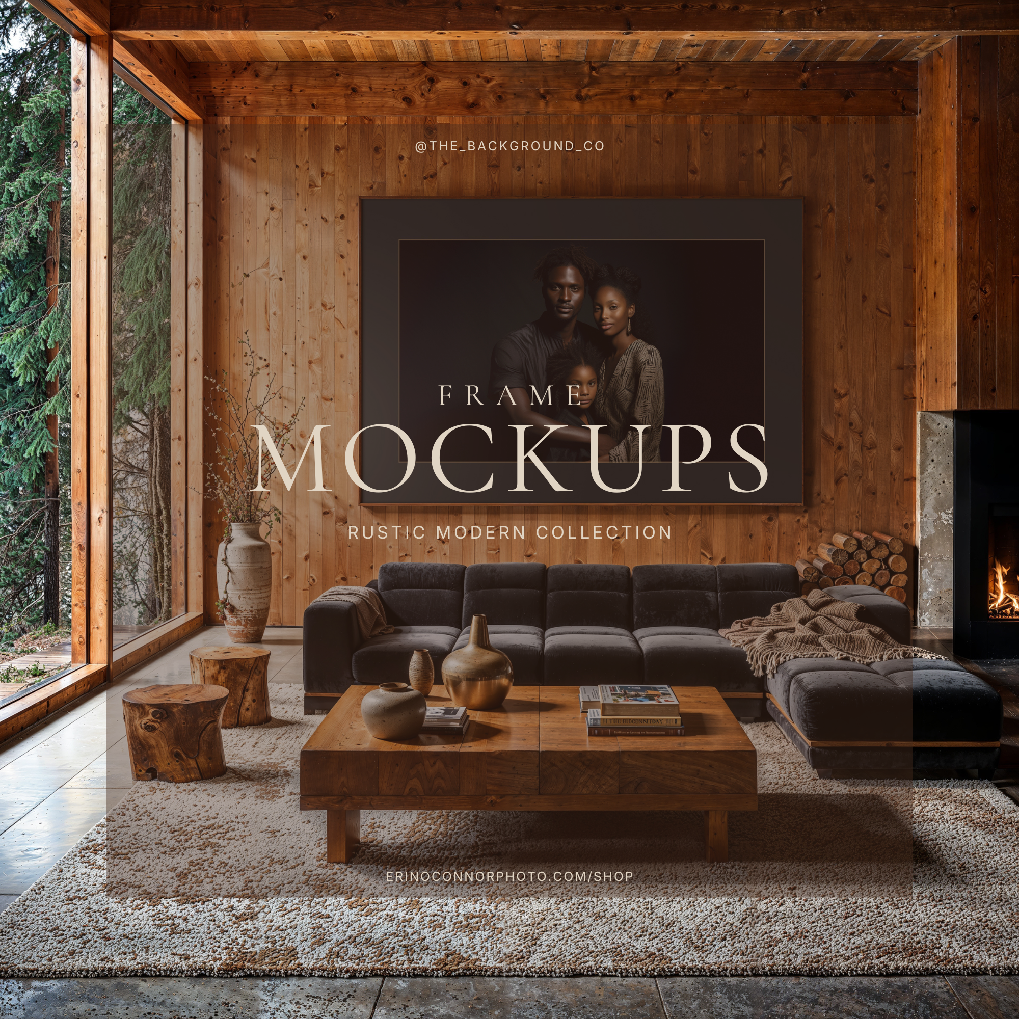 Rustic Modern Boho - Room & Frame Mockups