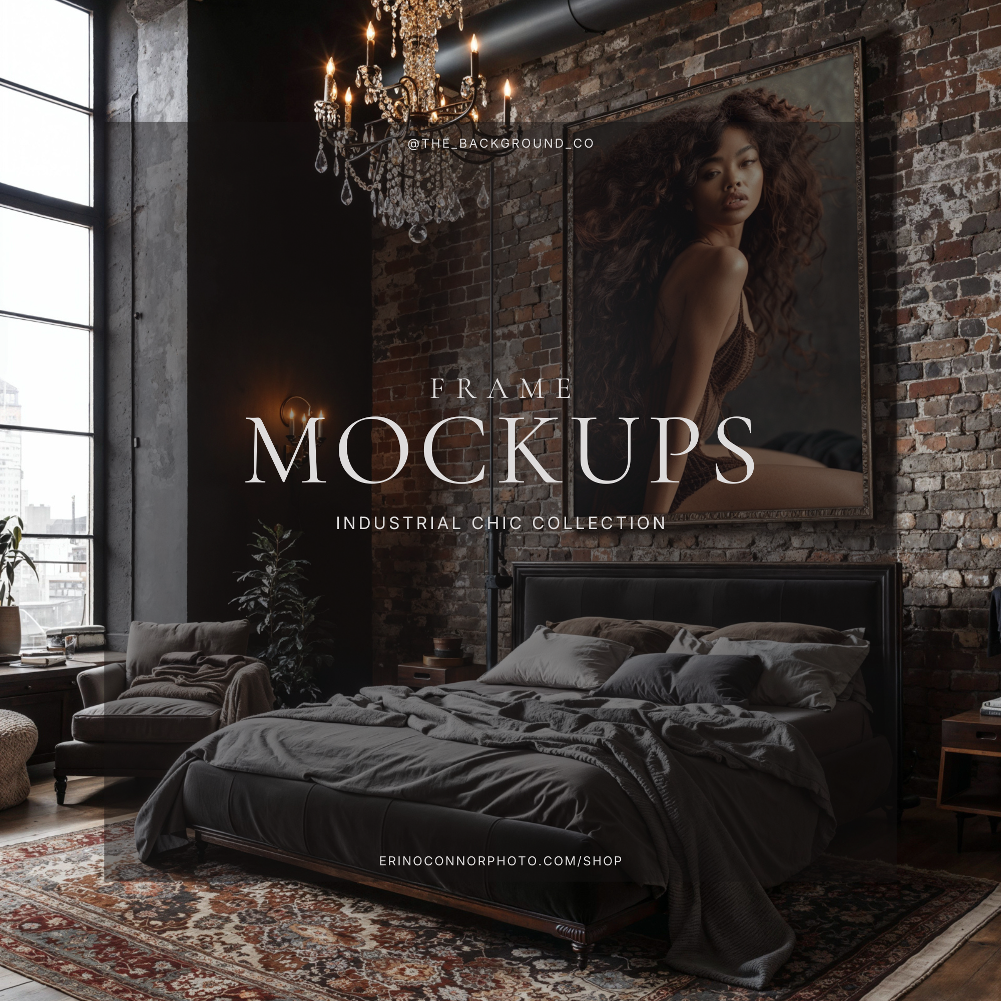 Industrial Chic Glam - Room & Frame Mockups