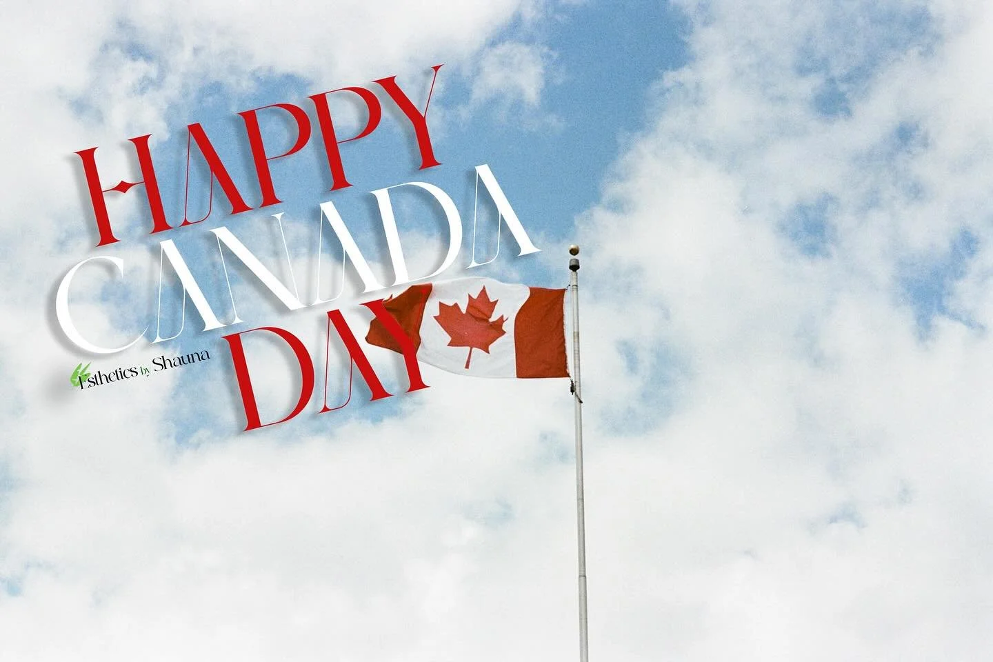 🇨🇦✨ Happy Canada Day from Esthetics by Shauna! ✨🇨🇦

Today we&rsquo;re celebrating the beauty of our incredible country &mdash; and all of YOU who make it even more beautiful 💕

Whether you&rsquo;re out enjoying the sunshine, watching fireworks, 