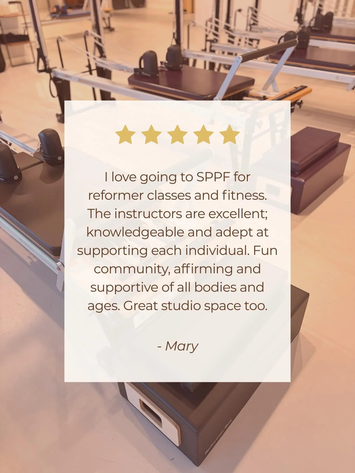 STUDIO LOVE ⭐️ Thank you, Mary! #stpaulpilates #stpaulfitness