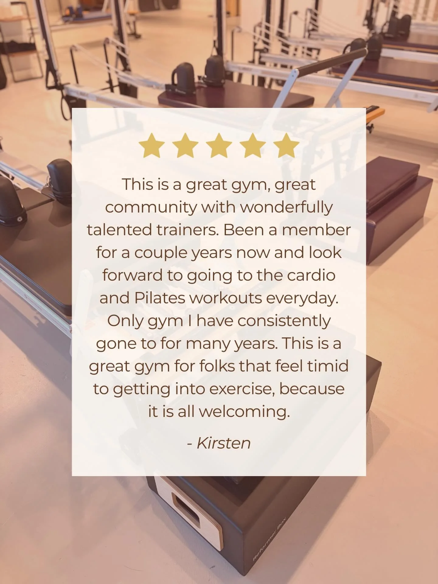 Client Testimonial ⭐️
We&rsquo;re so grateful for every one of our amazing members who make this community so special. Ready to join us? Visit www.sppilatesandfitness.com to get started. #stpaulpilates #stpaulfitness
