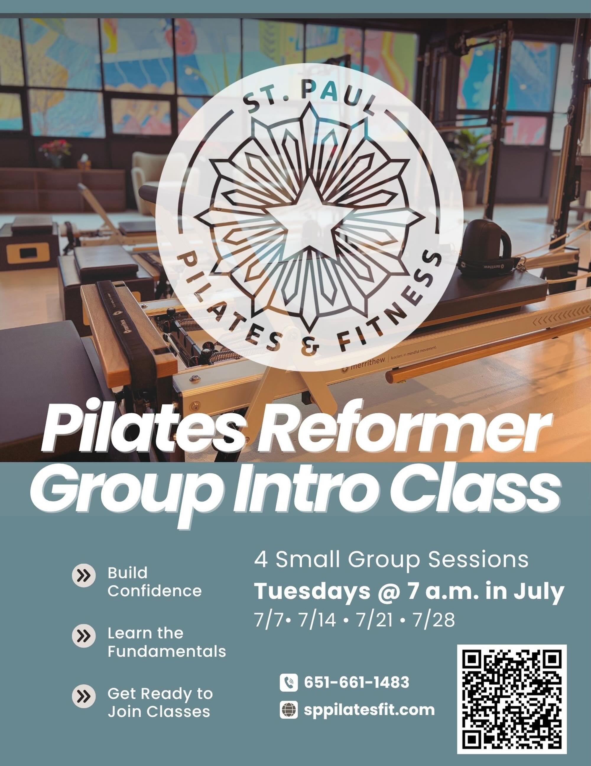 Rise, shine, reform ✨ July Intro Class on Tuesdays at 7am with @the.good.mvmt Snag your spot through the link in our bio.
