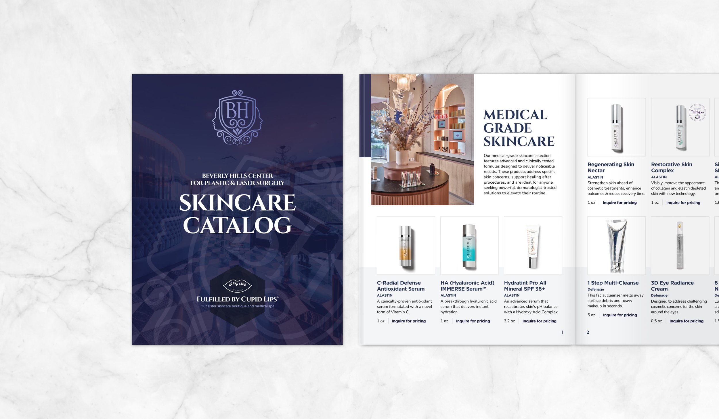 Beverly Hills Center Skincare Product Catalog