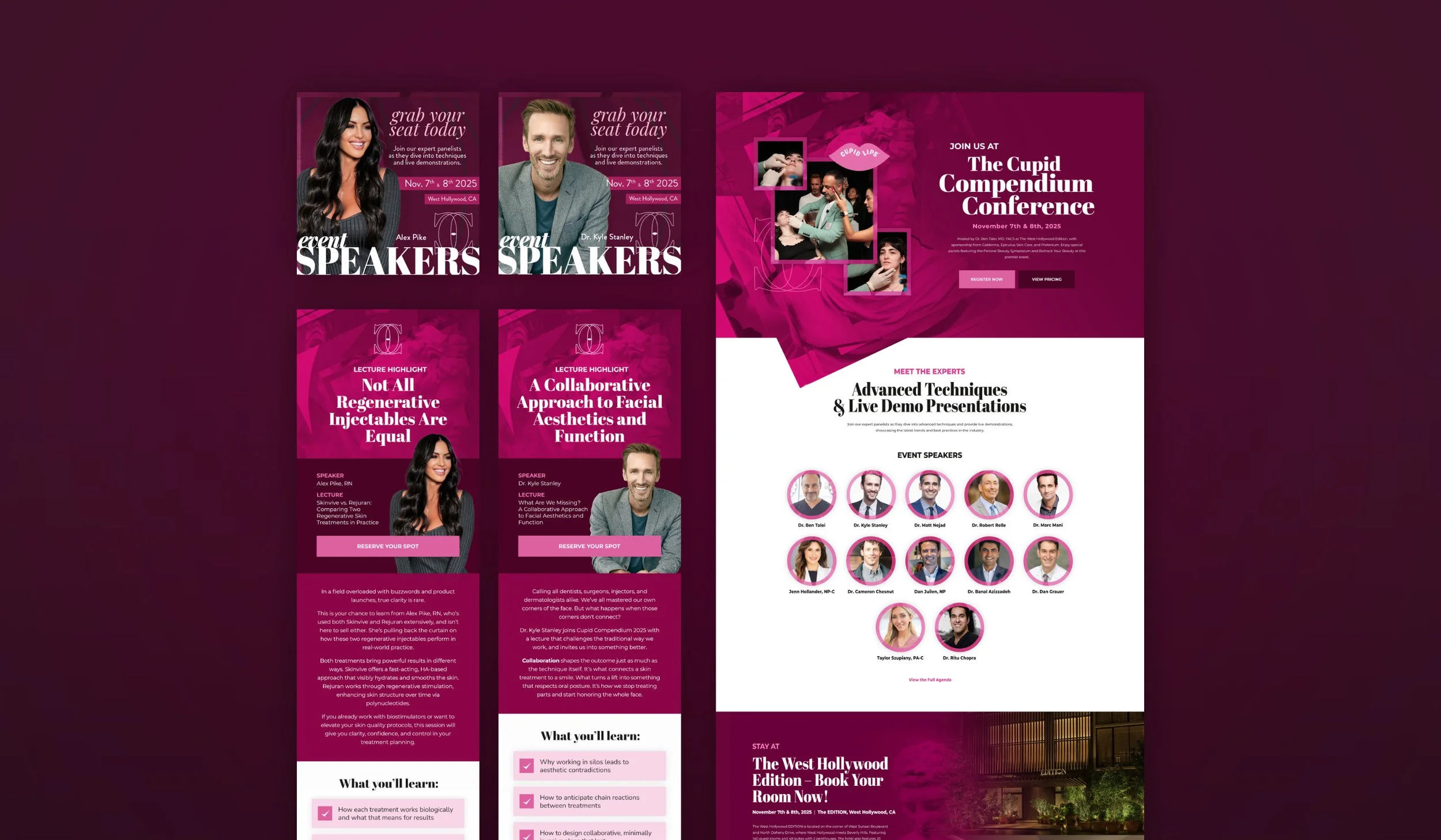 The Cupid Compendium Conference Website, Email, Social Media, and Print Collateral