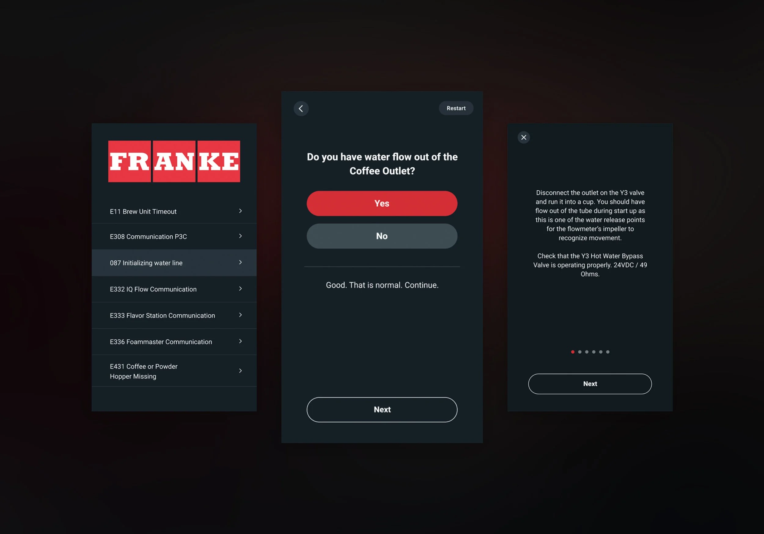 ﻿Franke Mytico Troubleshooting Tool