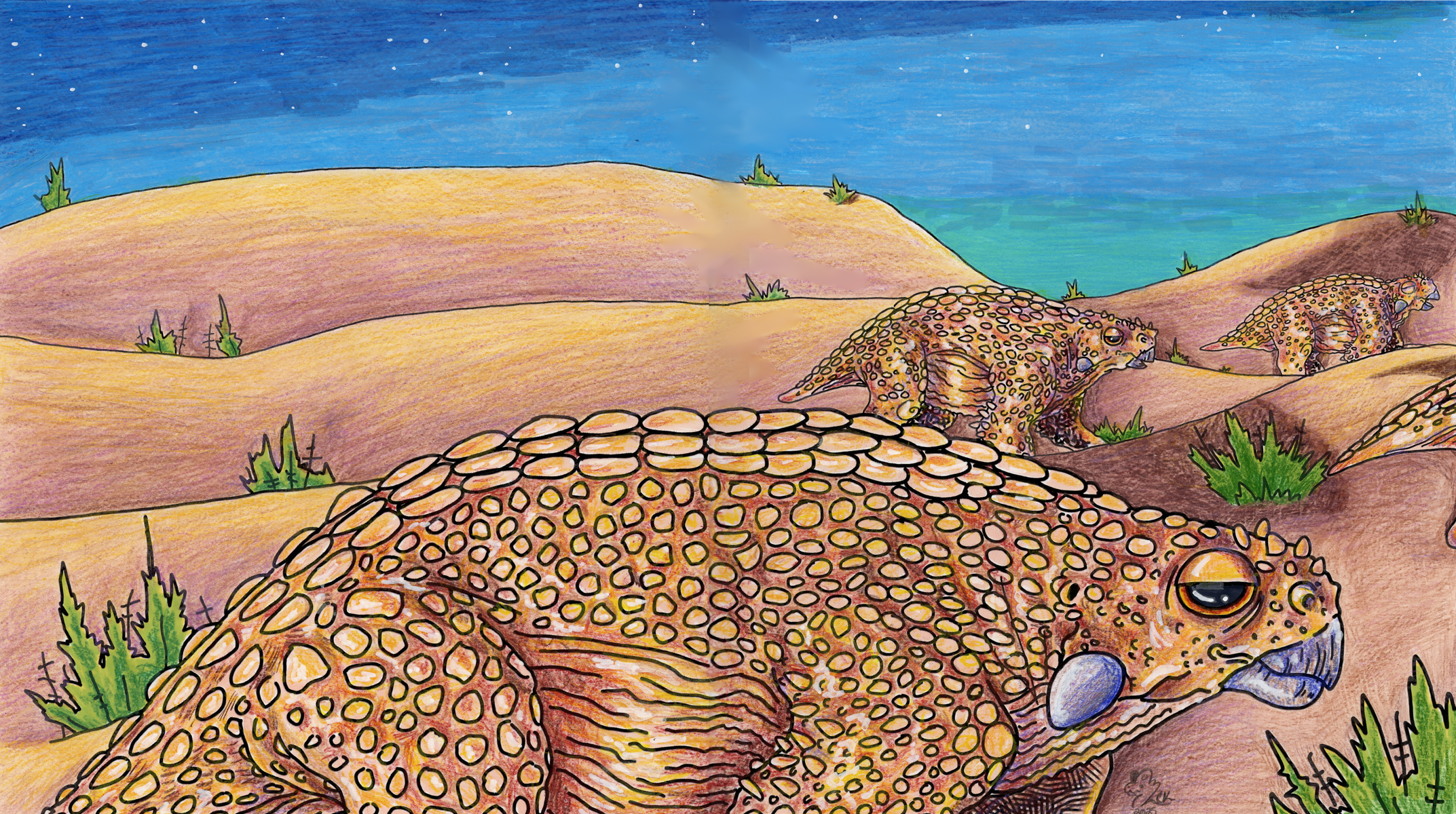 Paleozoic Pals Coloring Book
