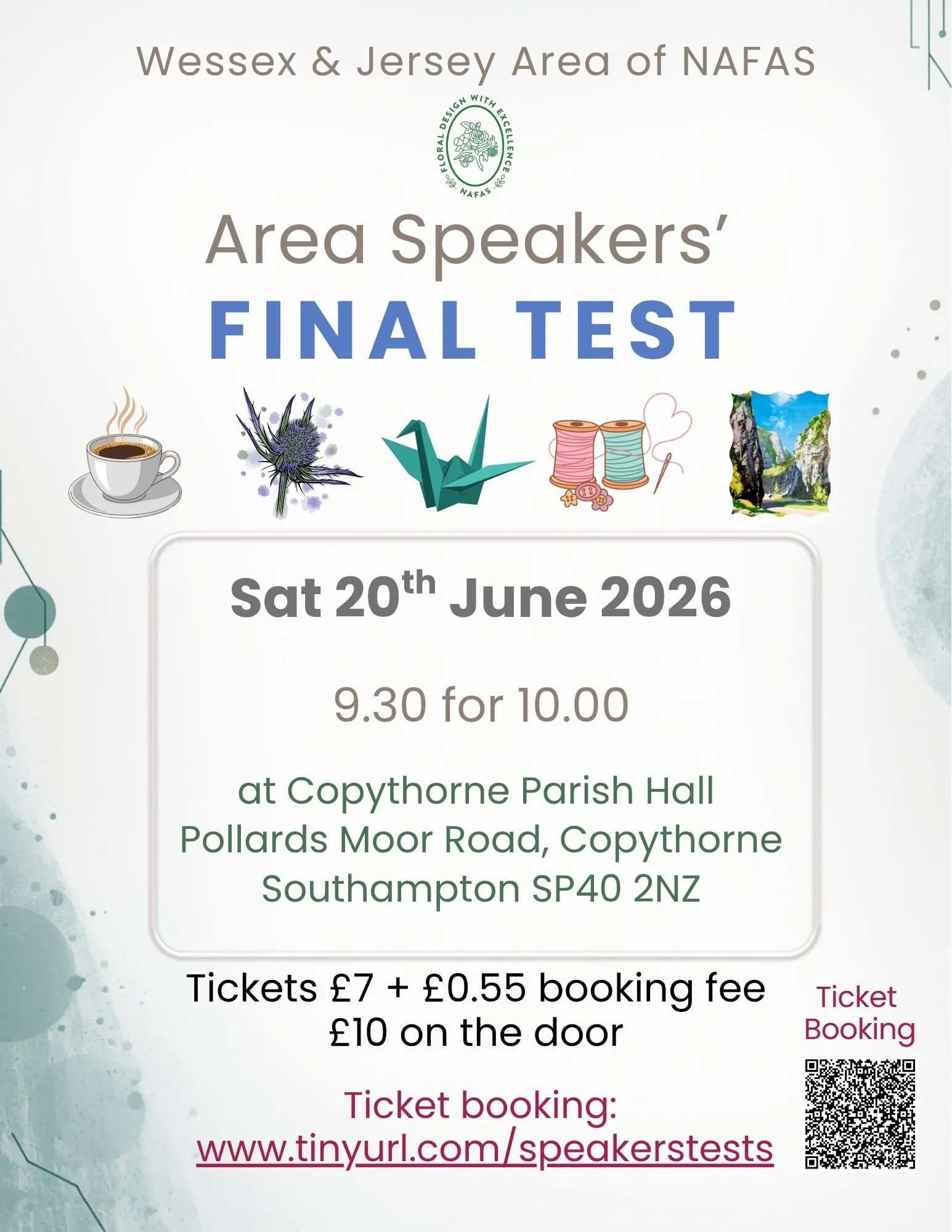 Area Speakers' Final Test