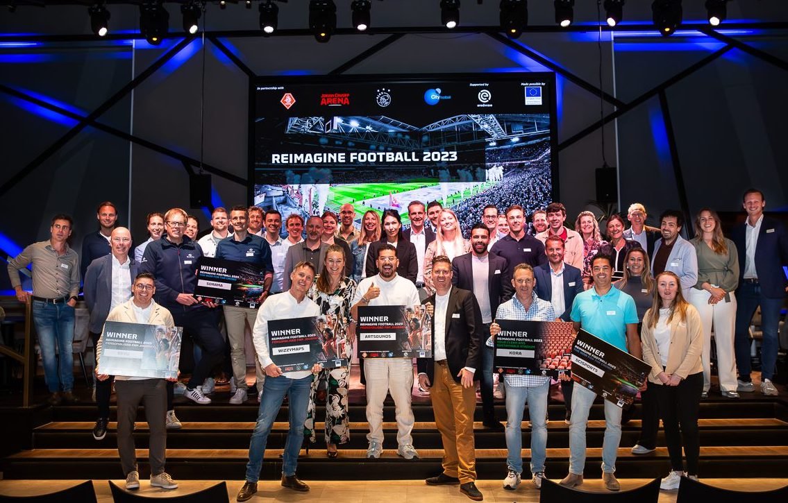 KNVB congratulates the 6 winners of the Reimagine Football Fan Experience Challenge