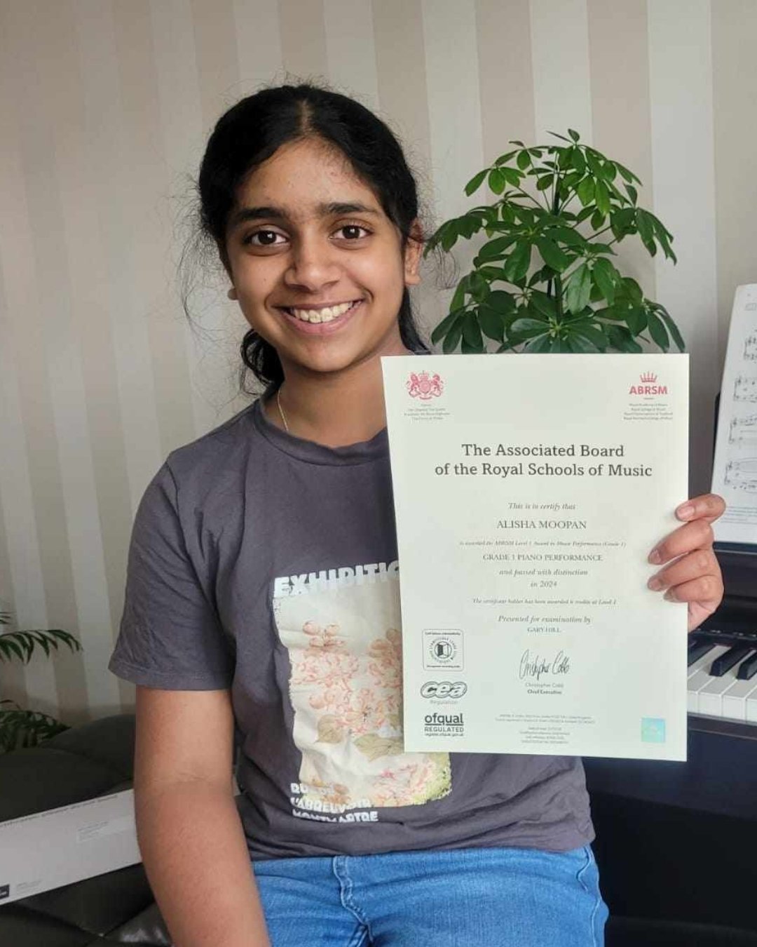 🙌 Congratulations to Alisha for completing her @abrsmmusic Grade 1 Piano 🎹 exam with DISTINCTION! 😊 🎉 

We love celebrating these achievements with our students and playing our part in their musical journey! 😊 🎶

#pianolessons #rugbywarwickshir