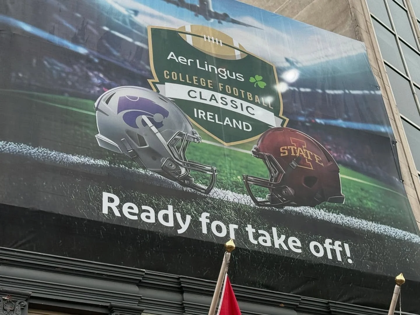 Aer Lingus College Football Classic in Dublin Ireland Kanas State V.S. Iowa State