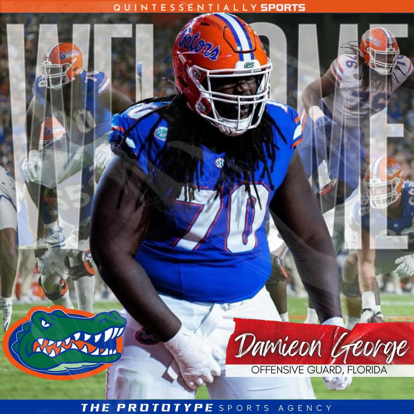 Welcome Damieon George Jr. (OG, Florida) to the QSE/Prototype family! 💪🔥

A massive, 6&rsquo;6&rdquo; 365 lb, SEC-built enforcer with power, poise, and protection you can trust. He&rsquo;s locked in and ready to dominate the next level.

Key Produc