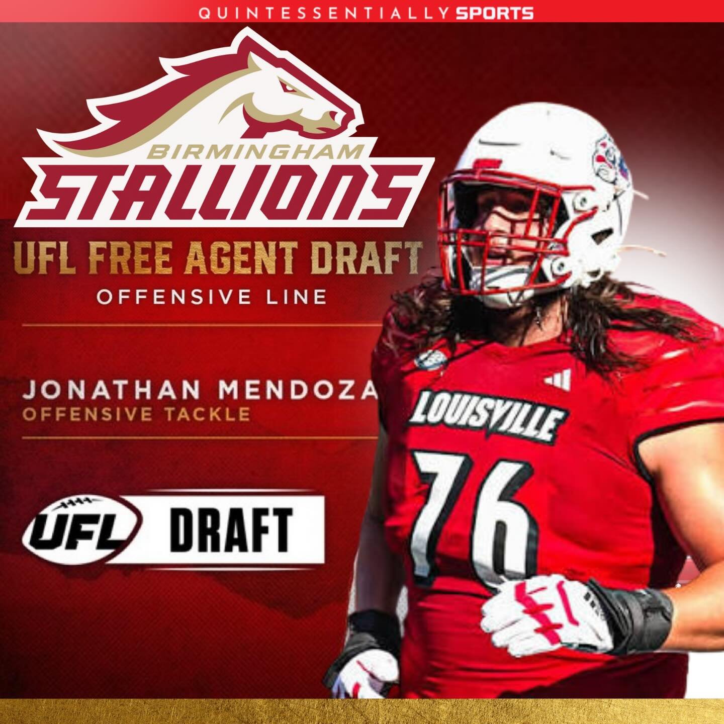 Congrats to client Jonathan Mendoza on being selected in the 2026 UFL Draft!