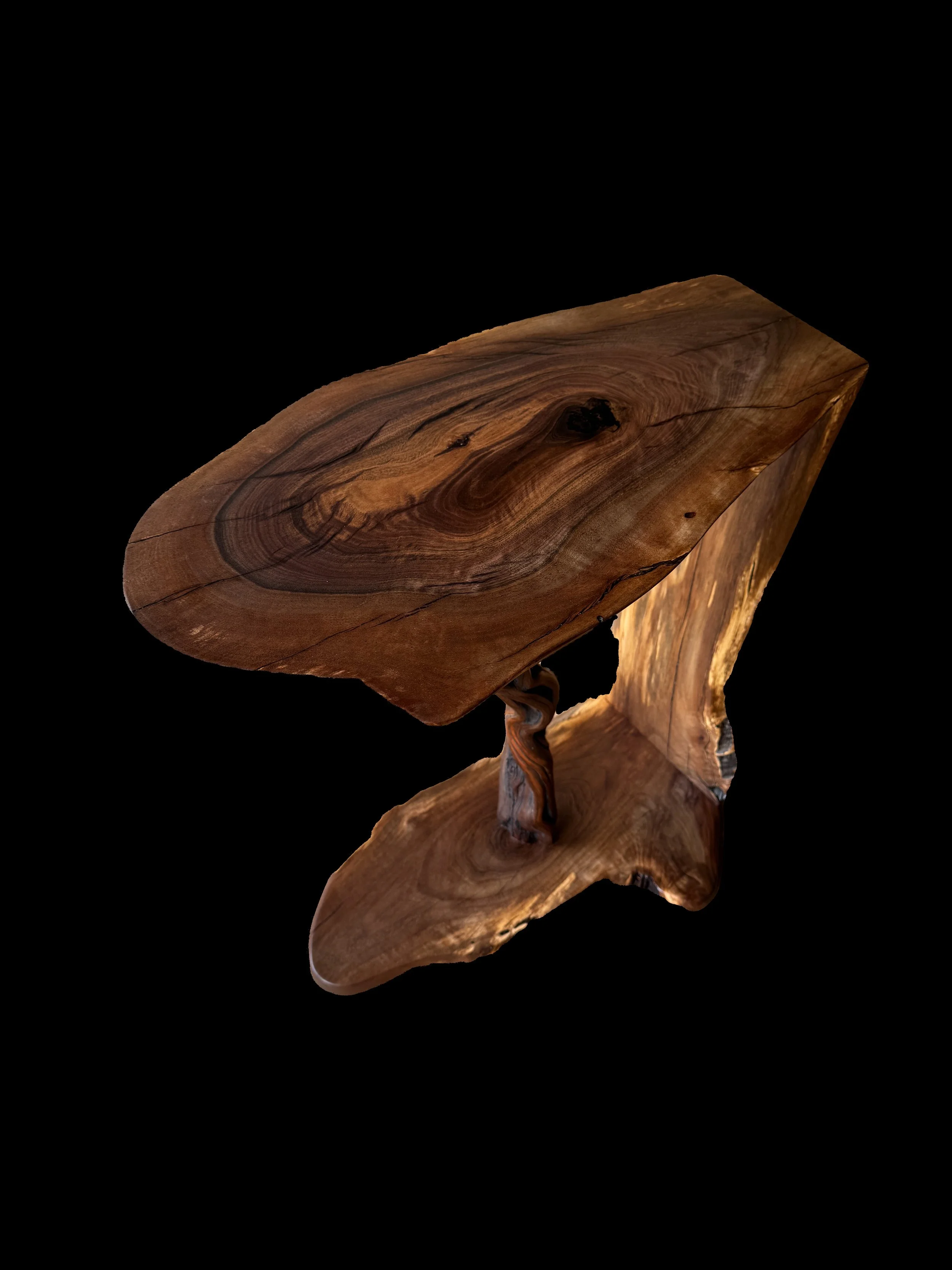 Walnut Manzanita Side Table