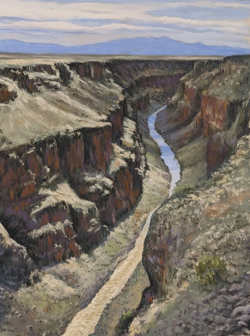"Taos Gorge" 9 x 12