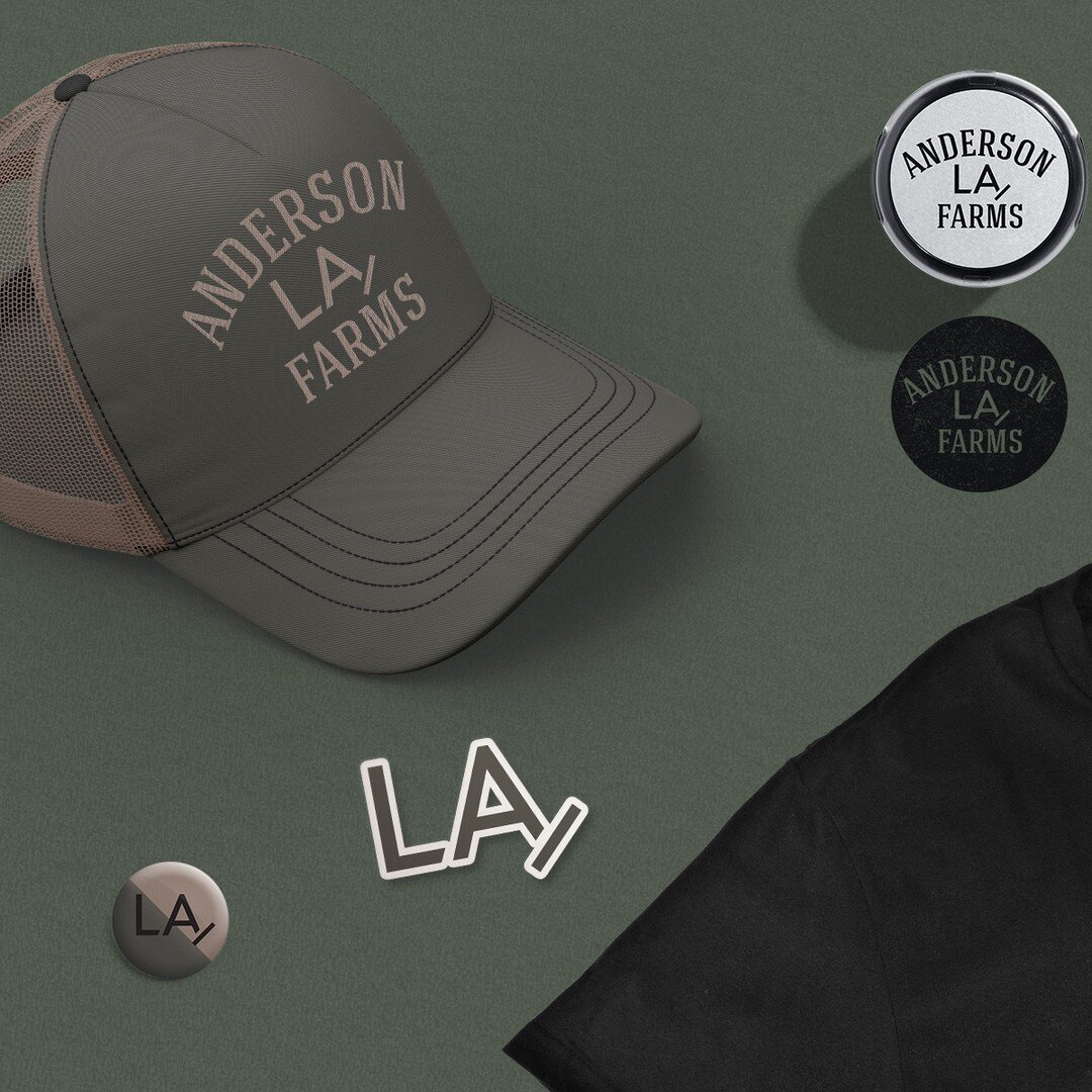 Anderson Farms is a cattle farm in Ethel, Louisiana, and branding their farm was an honor. Read more about this brand on the website. Link in bio.