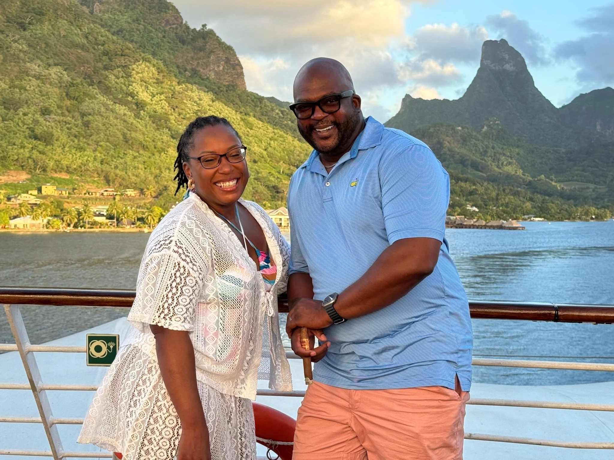 addy and Terry onboard star breeze