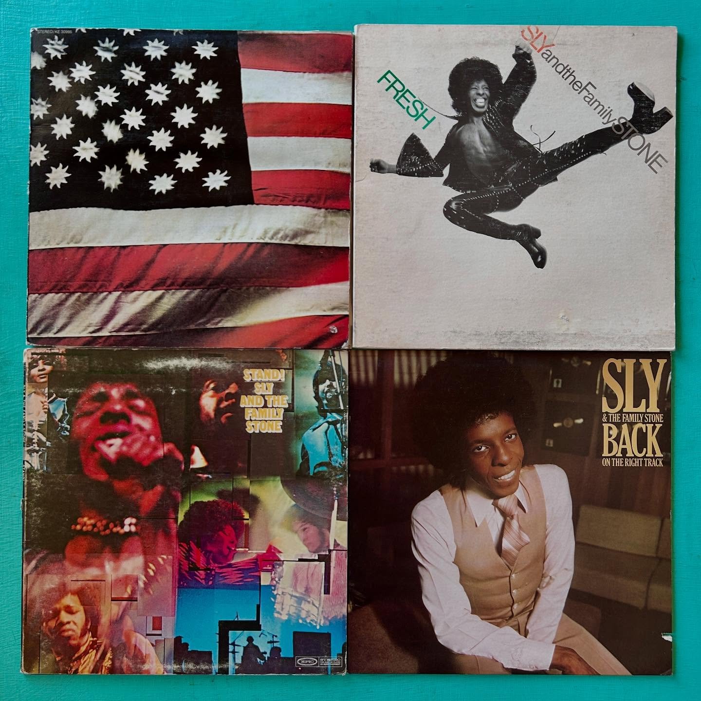 Super batch of used LPs (heavy on Sly) headed out at Slant. 😎