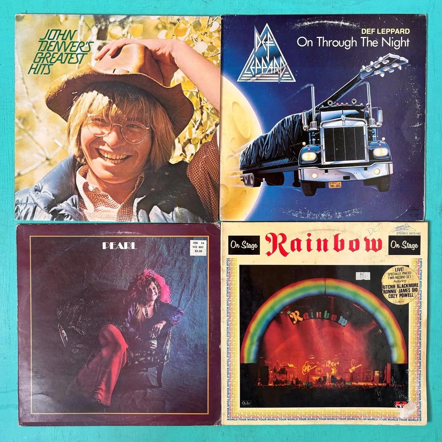 Restocked used LPs from the weekend