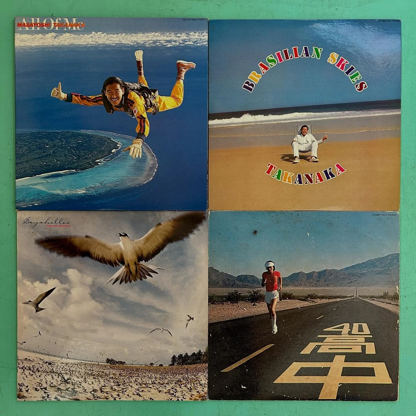 Near full run of Masayoshi Takanaka LPs going out at Slant. Nice &amp; clean, and all original Japanese pressings. 🎸🤓🎸