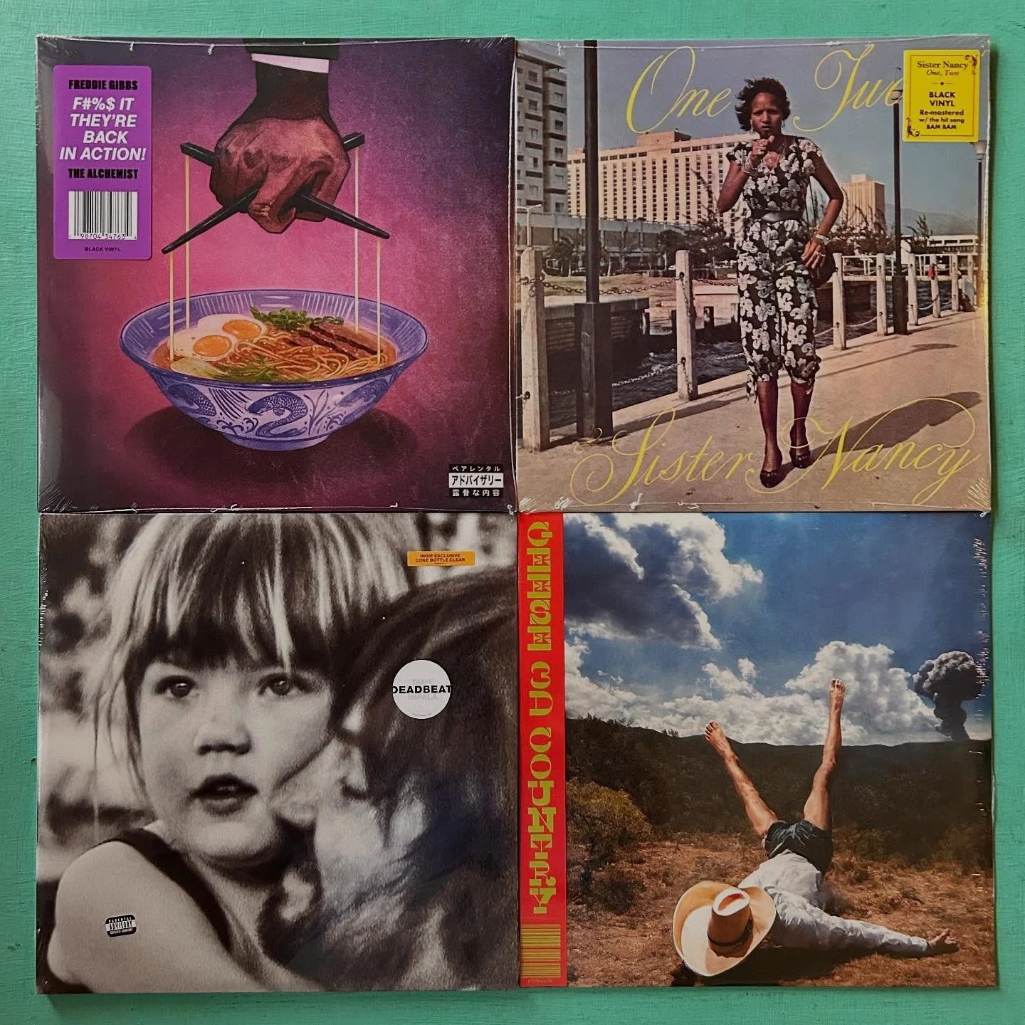 Serious sealed LP batch heading out at Slant this Friday. 🌸💙🌸