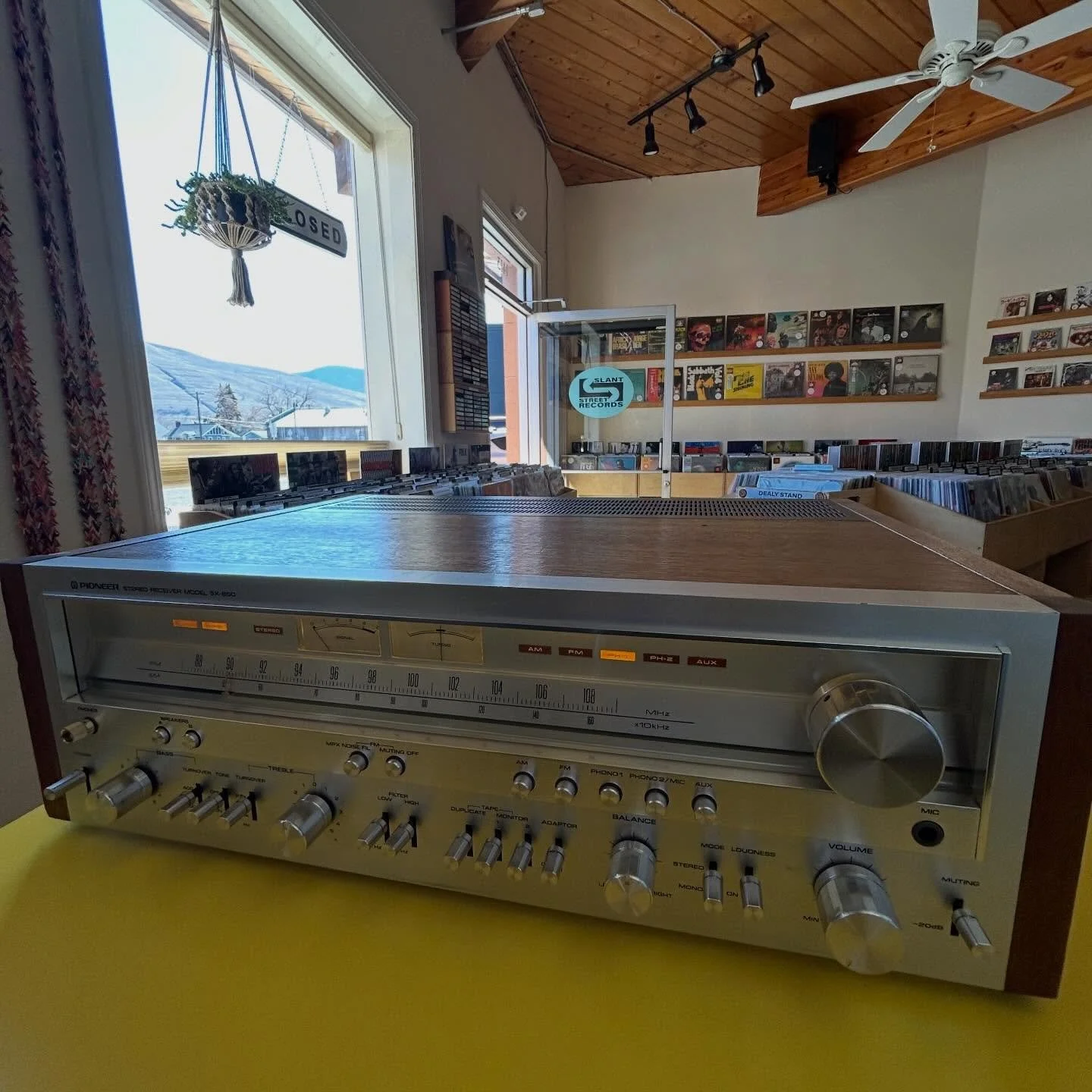 Heading out at Slant the iconic, beautiful, powerful and sought-after Pioneer SX-850 receiver. Every aspect of the SX-850 was manufactured with extreme attention to detail and quality. With an ample 65 watts per channel the 850 can handily power near