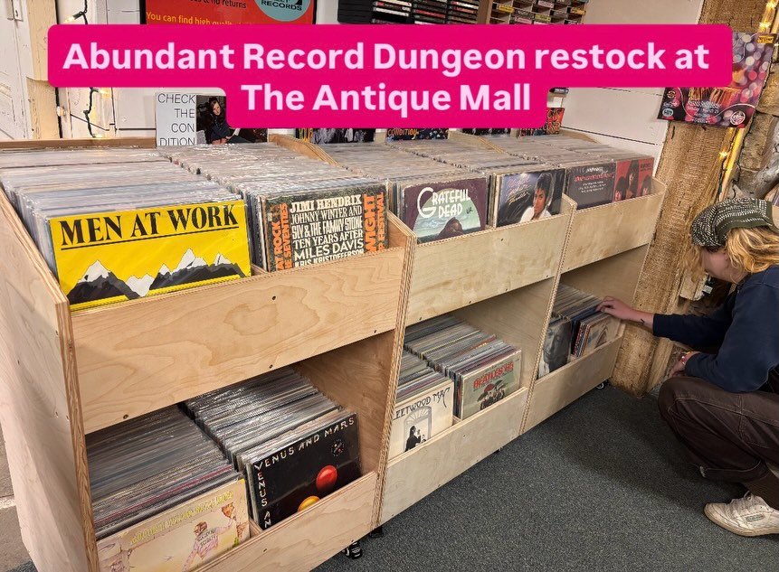 Nice &amp; Serious LP restock at our spot at @montanaantiquemall