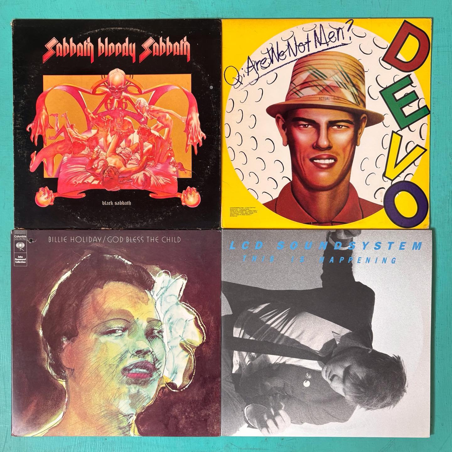 Solid used LP restock from weekend sales.