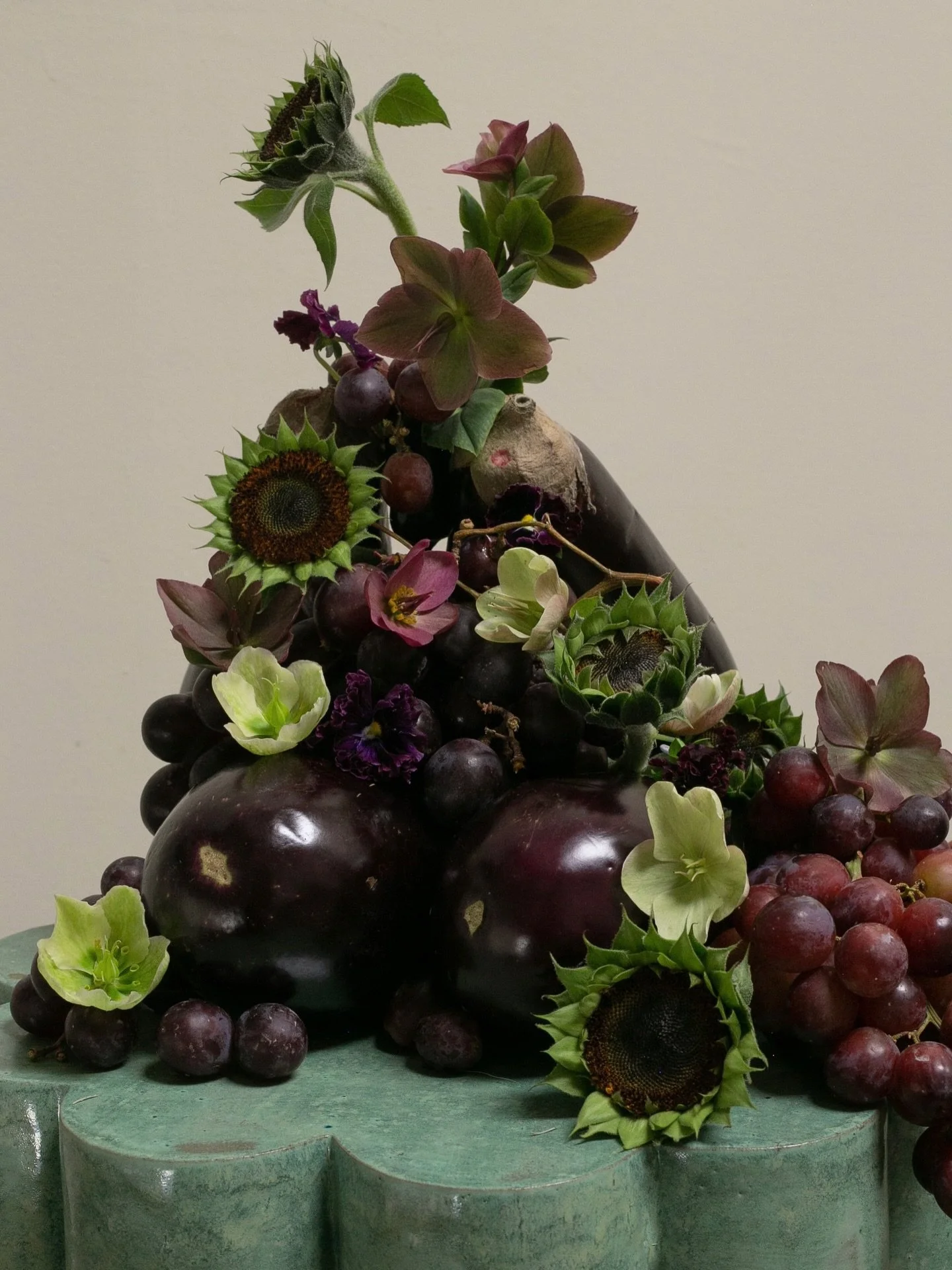 An Aubergine still life 一

Spring, 26&rsquo;