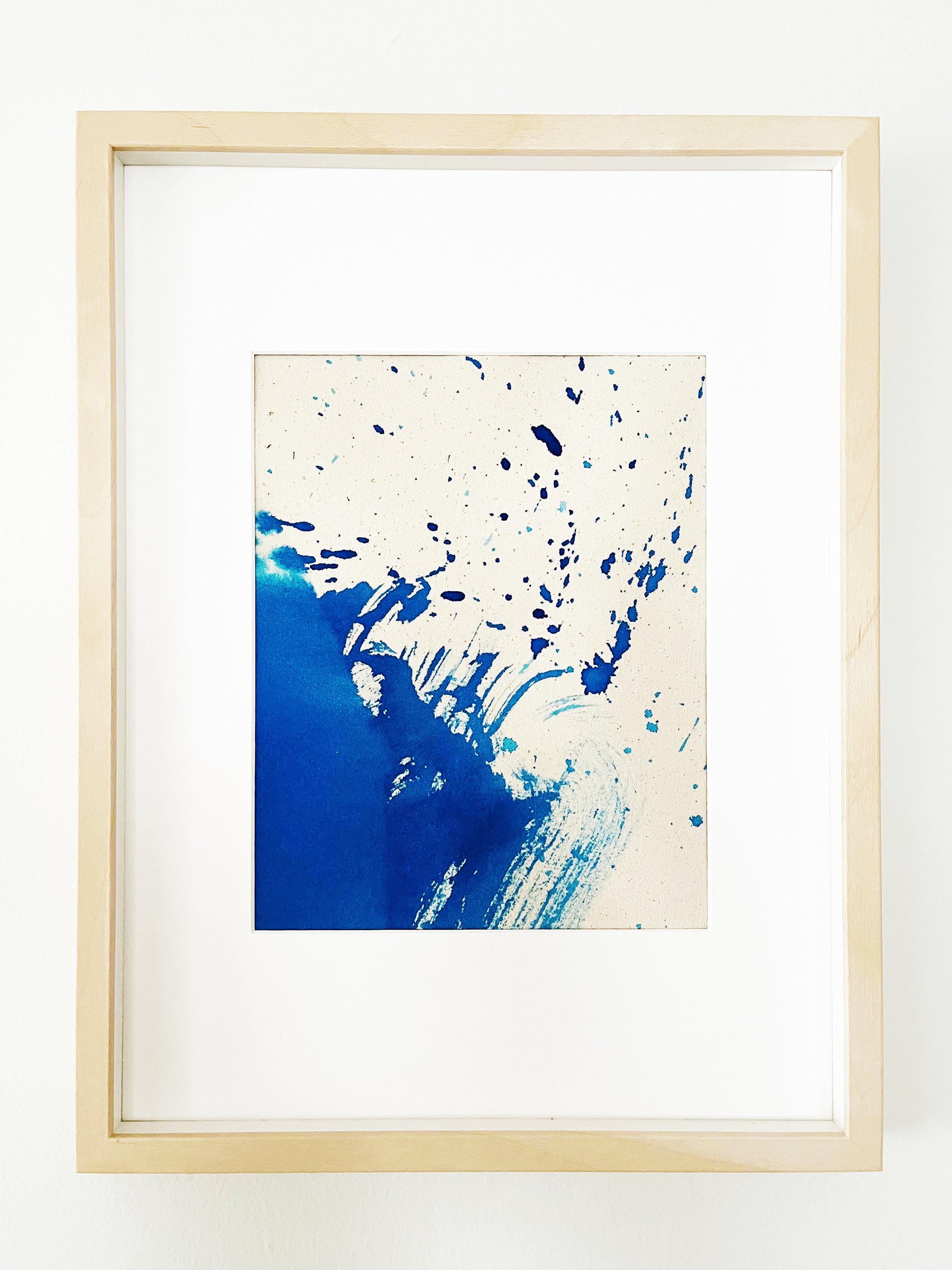 Bora bora print framed