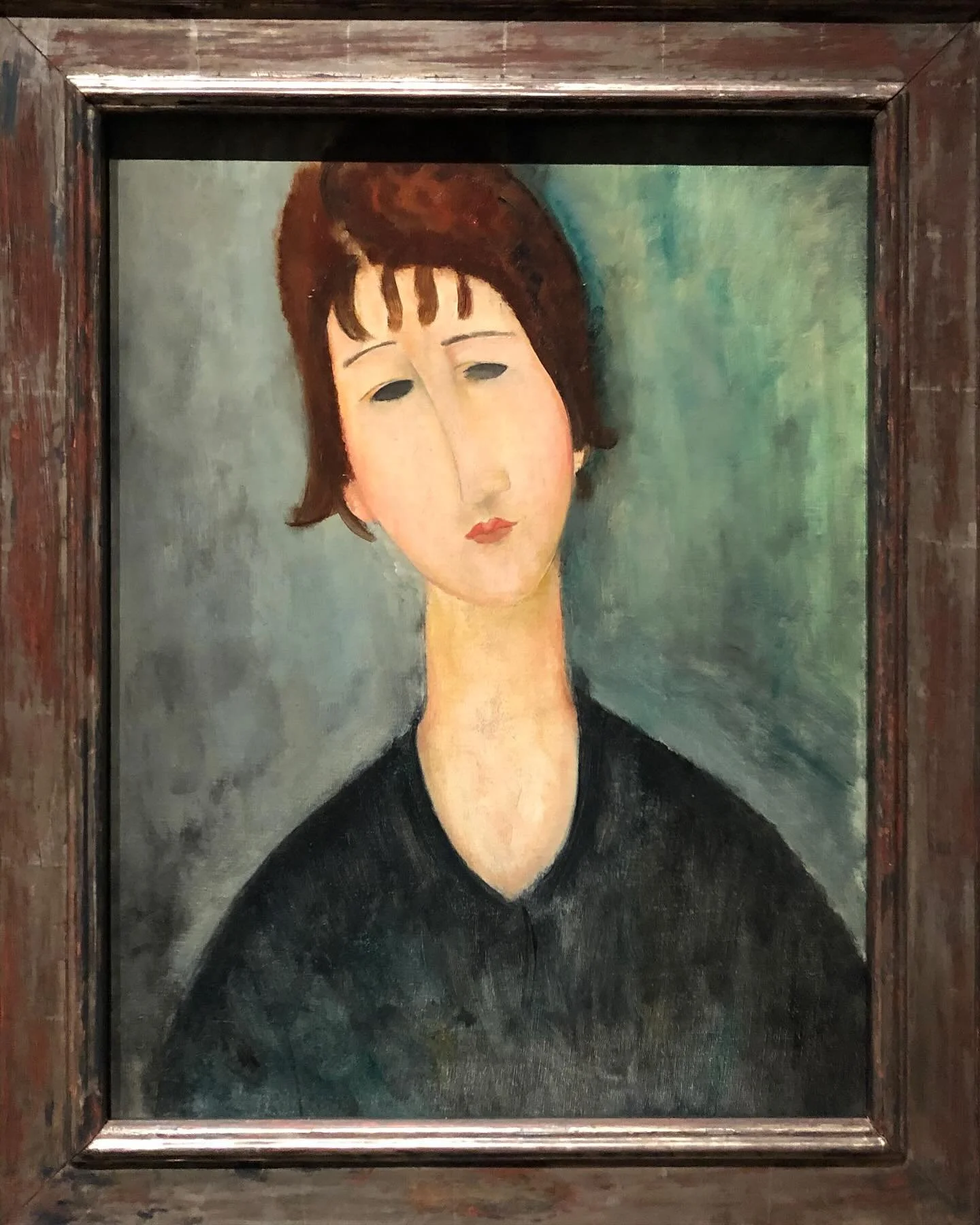 Eyes are devoid of focus in Modigliani&rsquo;s portraits. The artist himself never explained and left it for us to interpret. What are your thoughts?
.
.
.
.
.
.
#modigliani #portrait #art #artsy #artistic #arts #artgallery #artist #artcollector #art