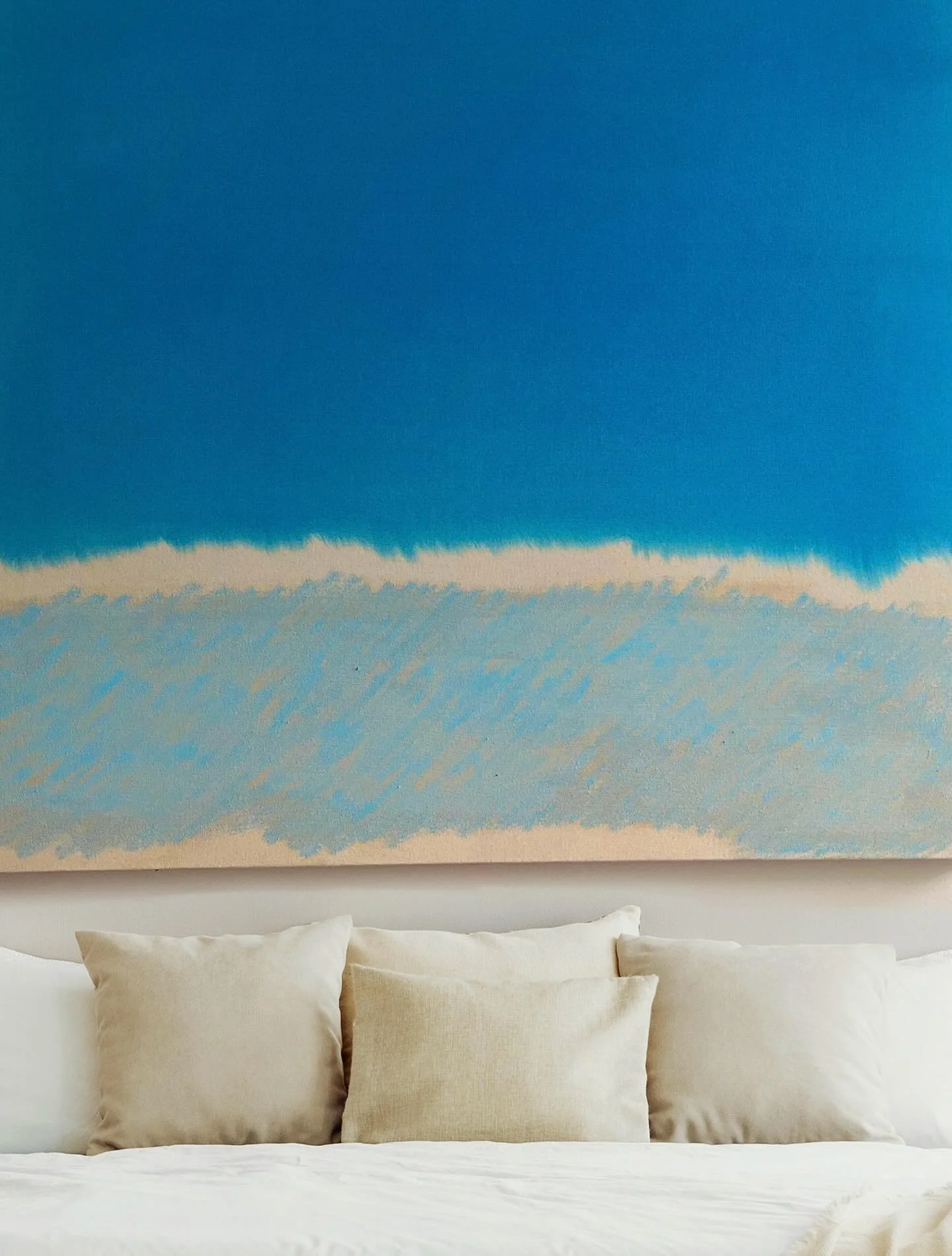 New work titled &ldquo;Faded&rdquo;.
40&rdquo; x 40&rdquo;.
.
#art
#abstractart 
#sailing