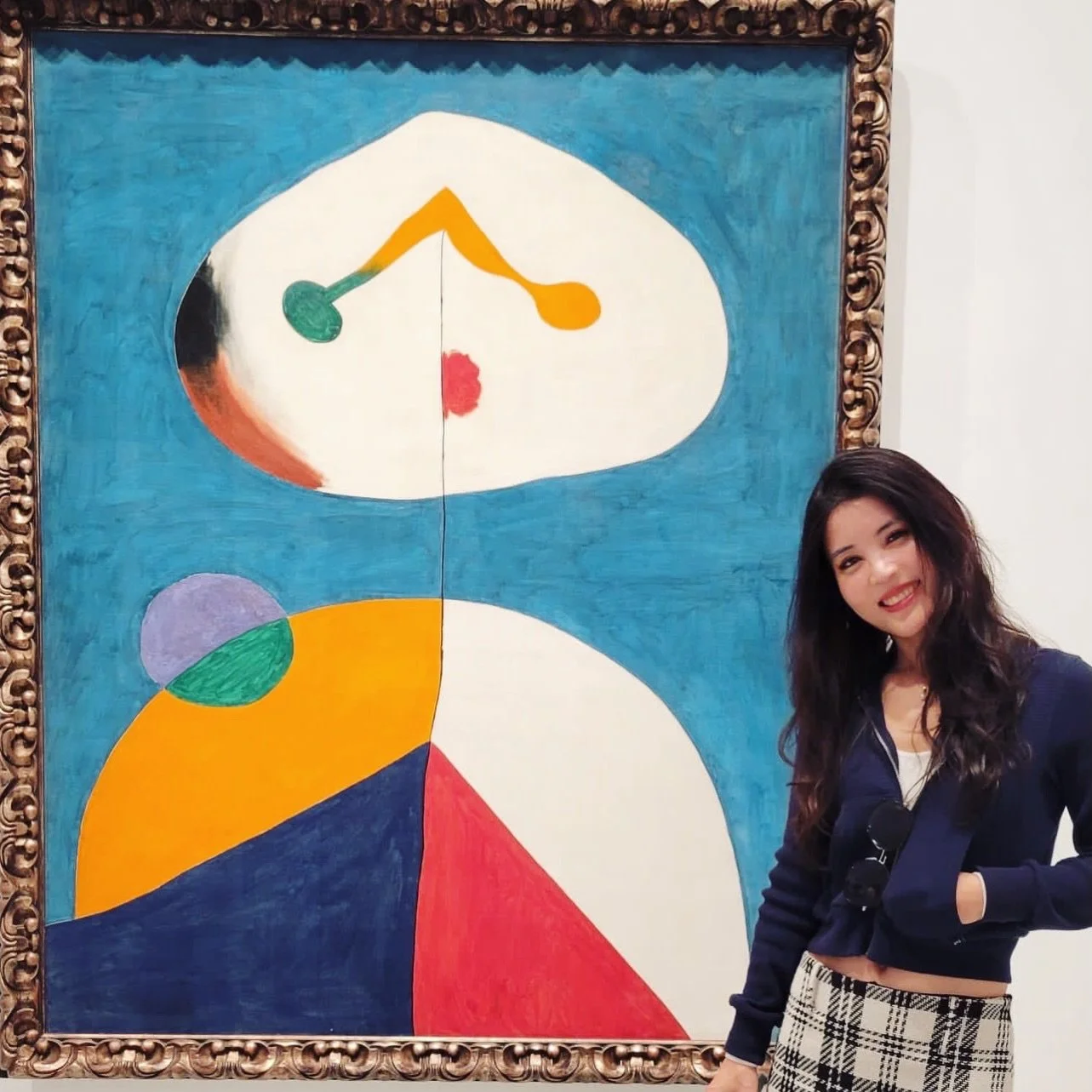 Here is a Joan Miro painting to start the Sunday on a silly note. 
Miro believed that when life becomes &ldquo;ignoble&rdquo; the strongest reaction is to respond with humour. And humour is plenty in his paintings. 
.
#joanmir&ograve; 
#sillysunday 
