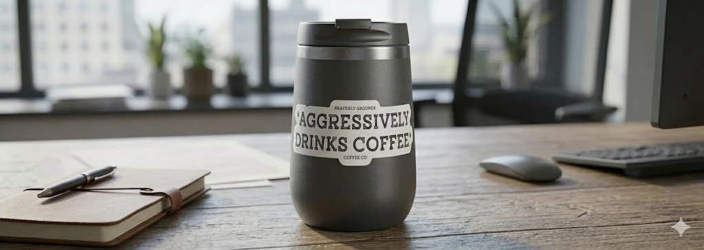 Aggressively Drinks Coffee Sticker Mockup.jpg