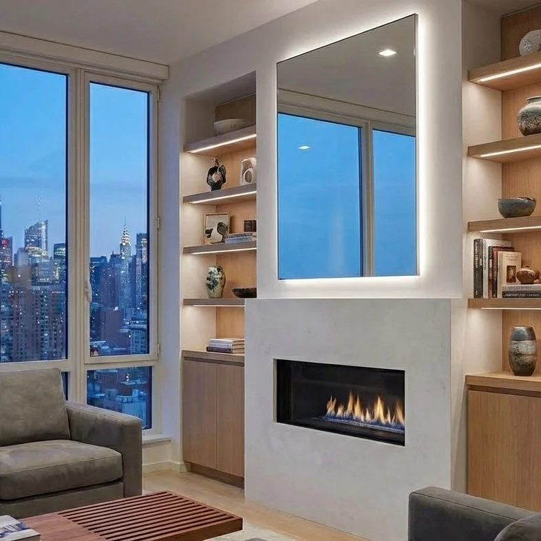 Fireplace Design, NYC, Custom