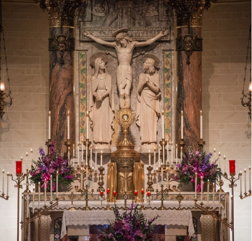 AS THE WORLD SPINS, THE CROSS STANDS FIRM