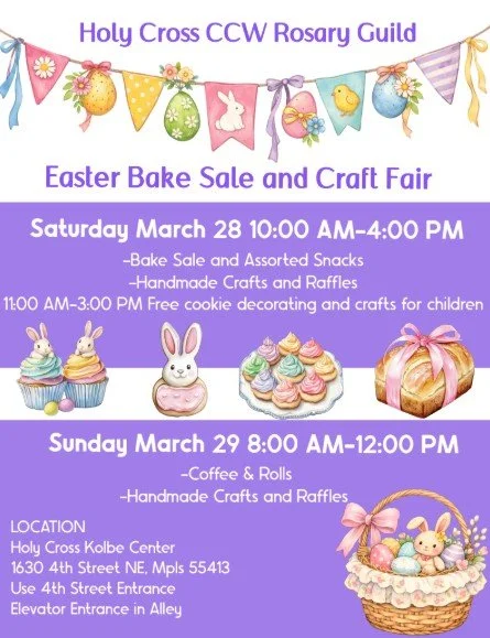Easter Bake Sale and Craft Fair