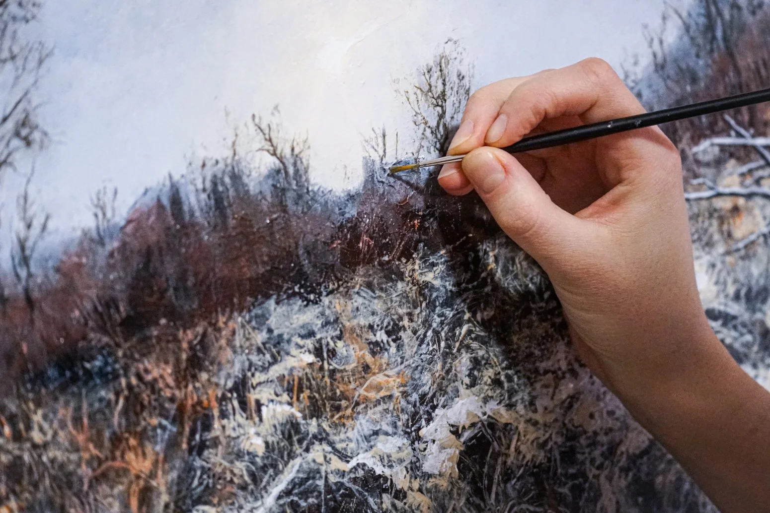 Madeline Orsinger painting