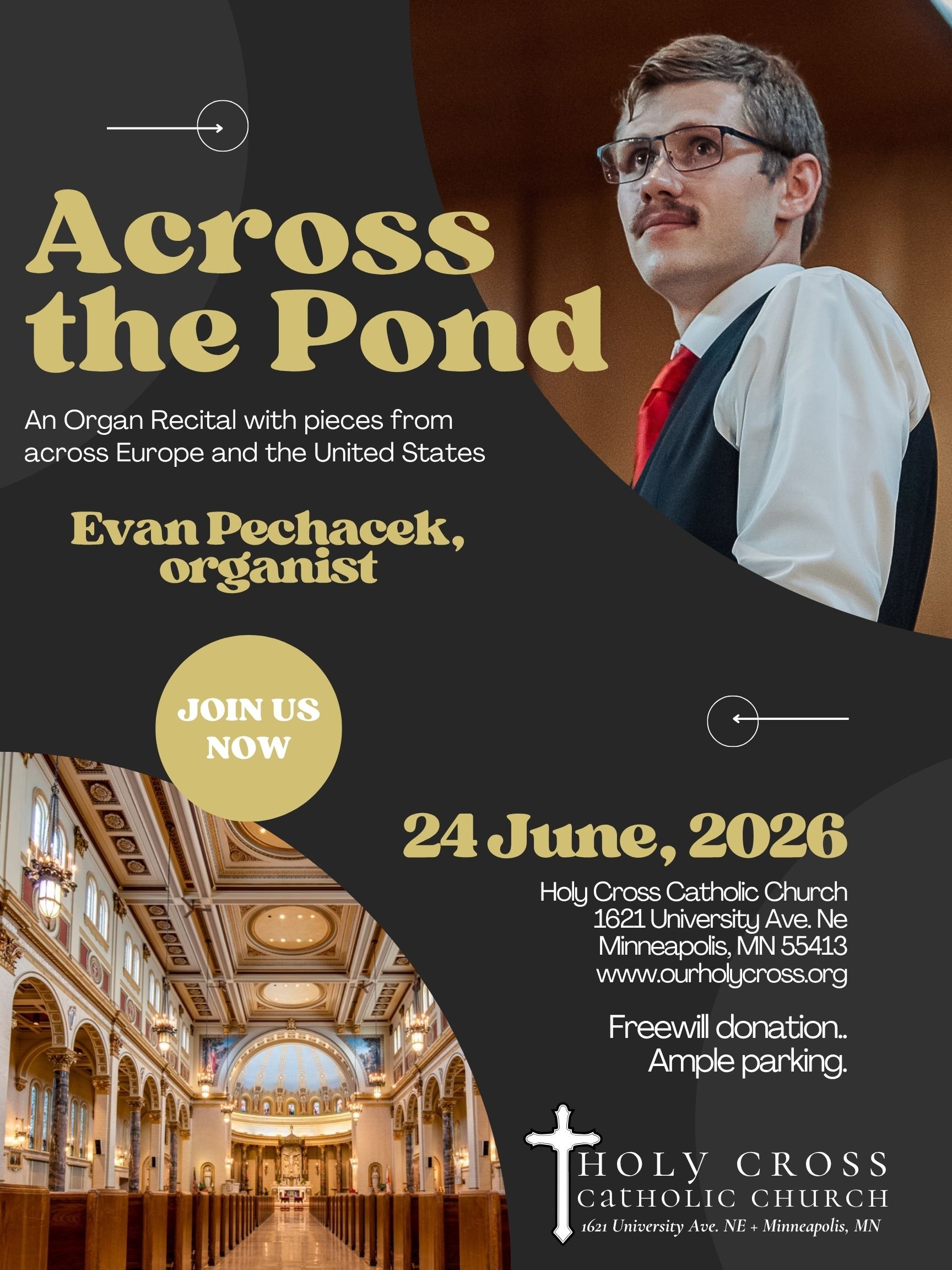 Across the Pond: Evan Pechacek Organ Recital