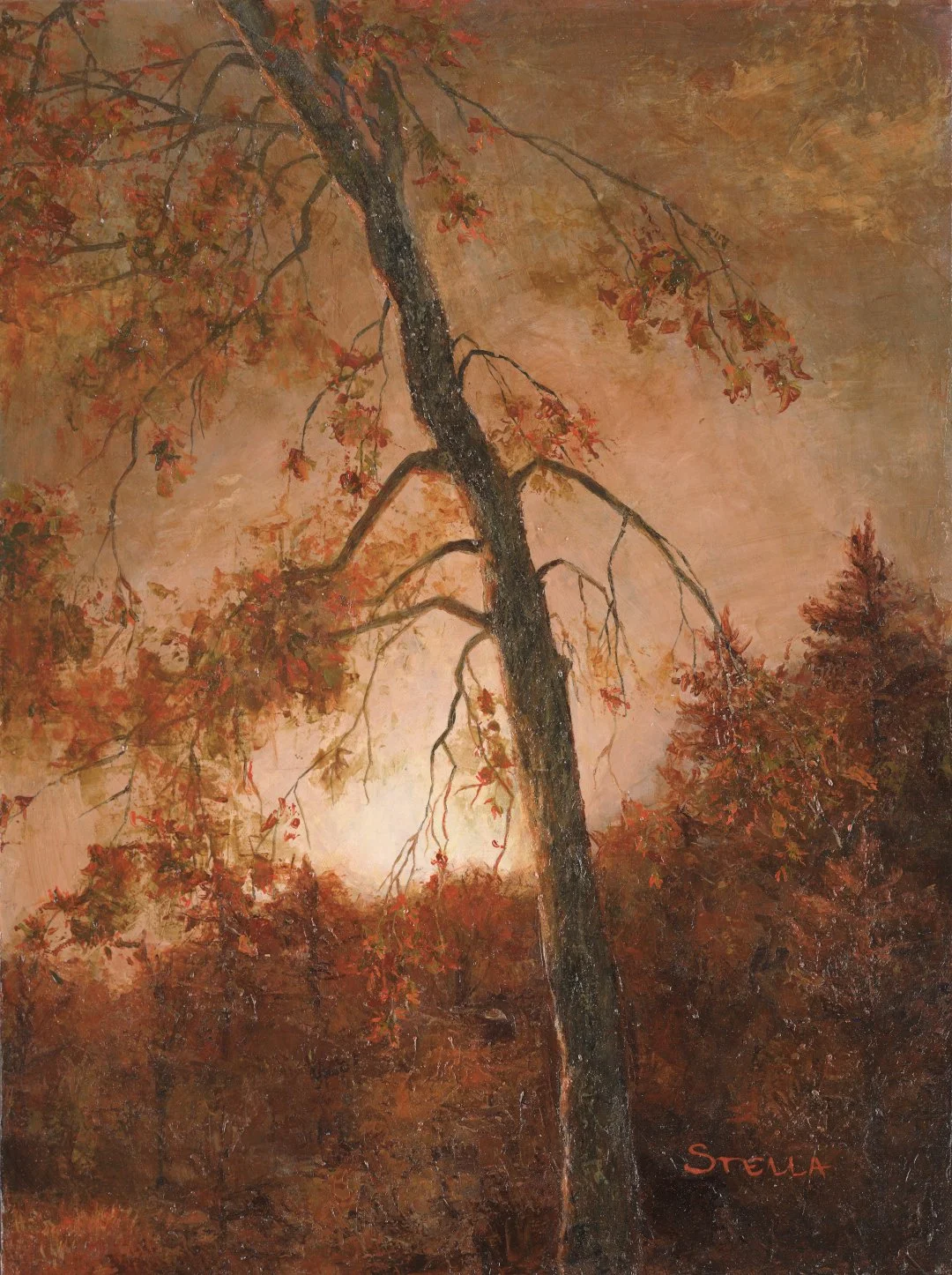 painting of tree