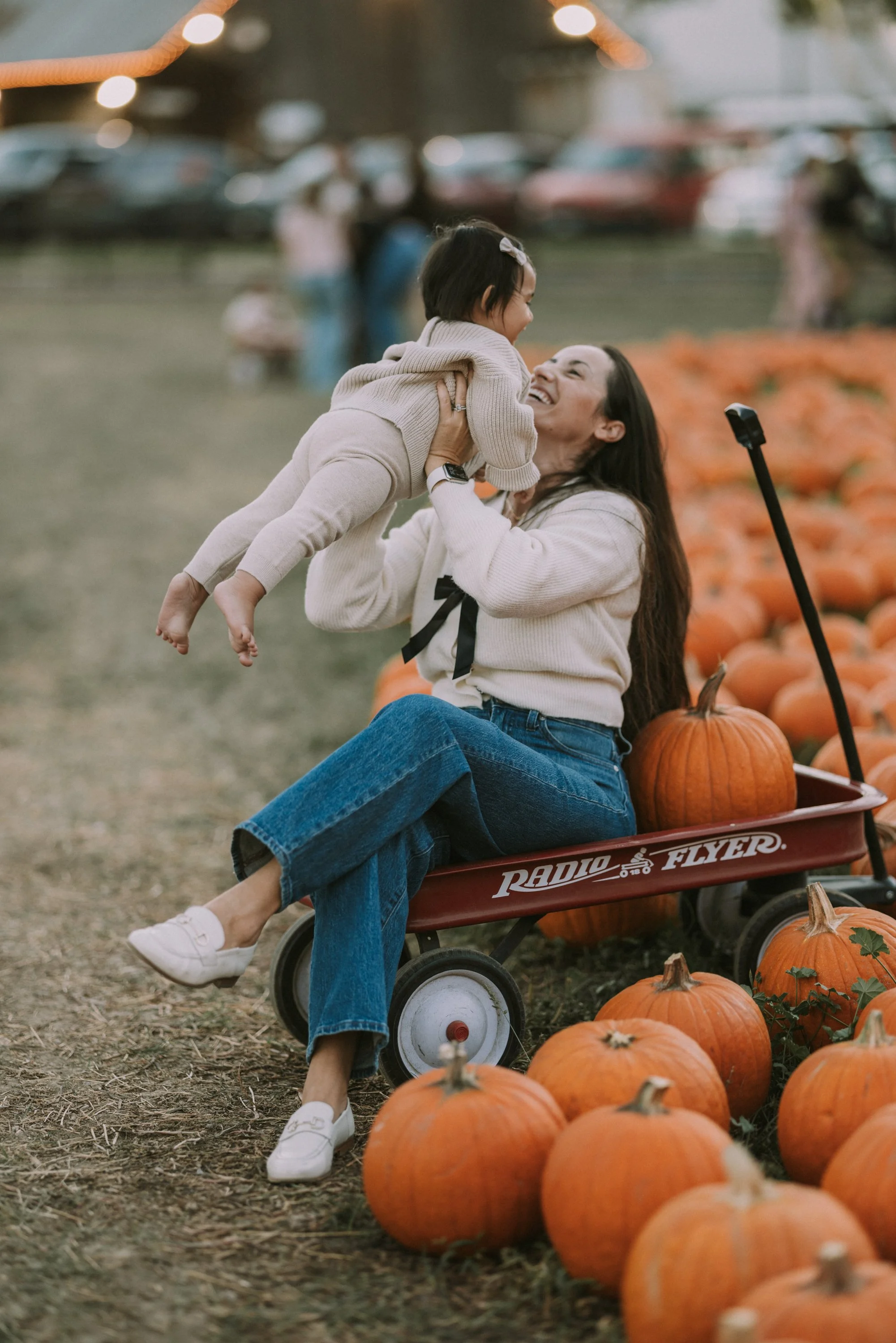 Fall Family Photos at a Pumpkin Patch | Livermore Family Photographer