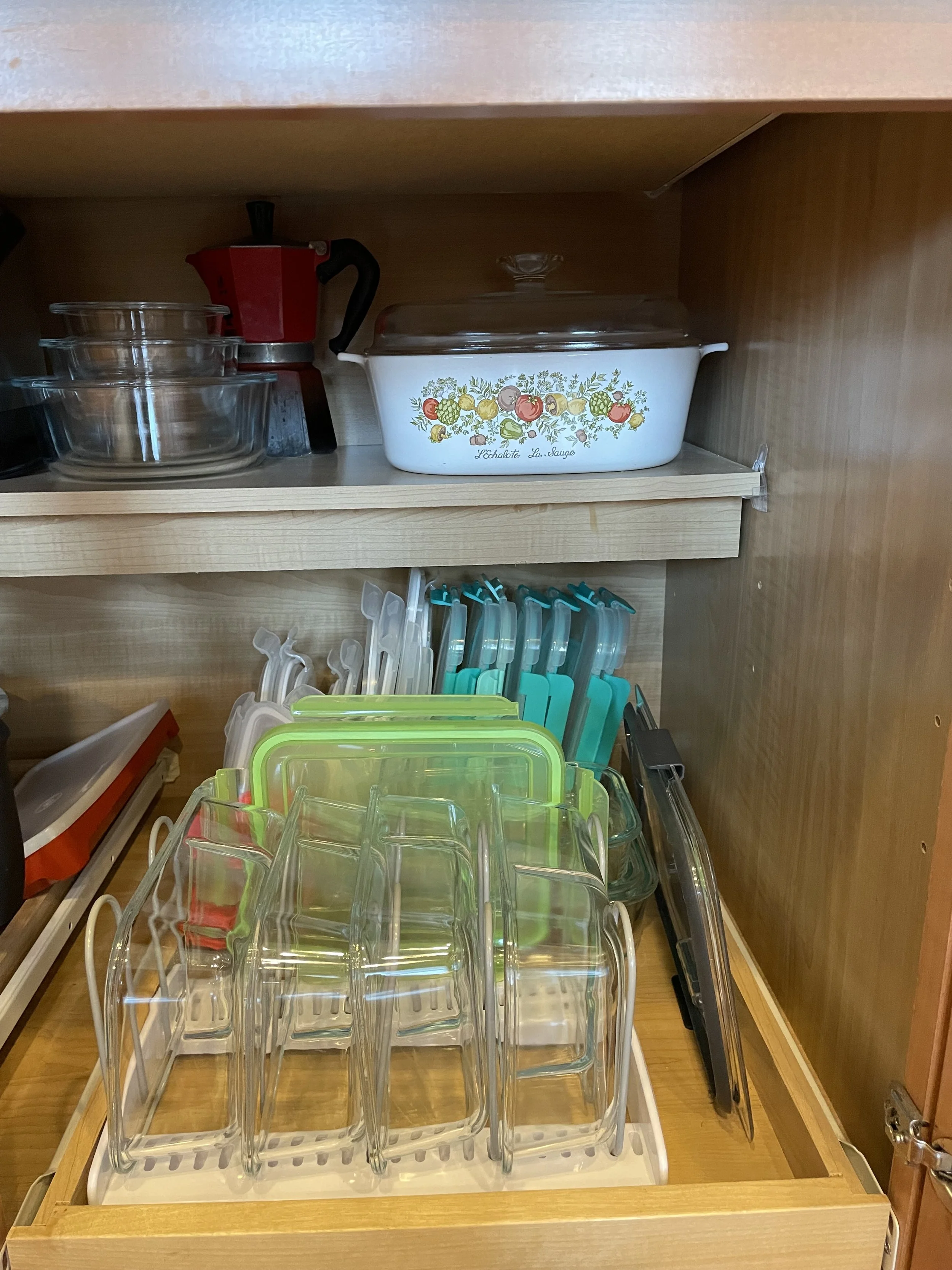 Organized Kitchen Cabinet