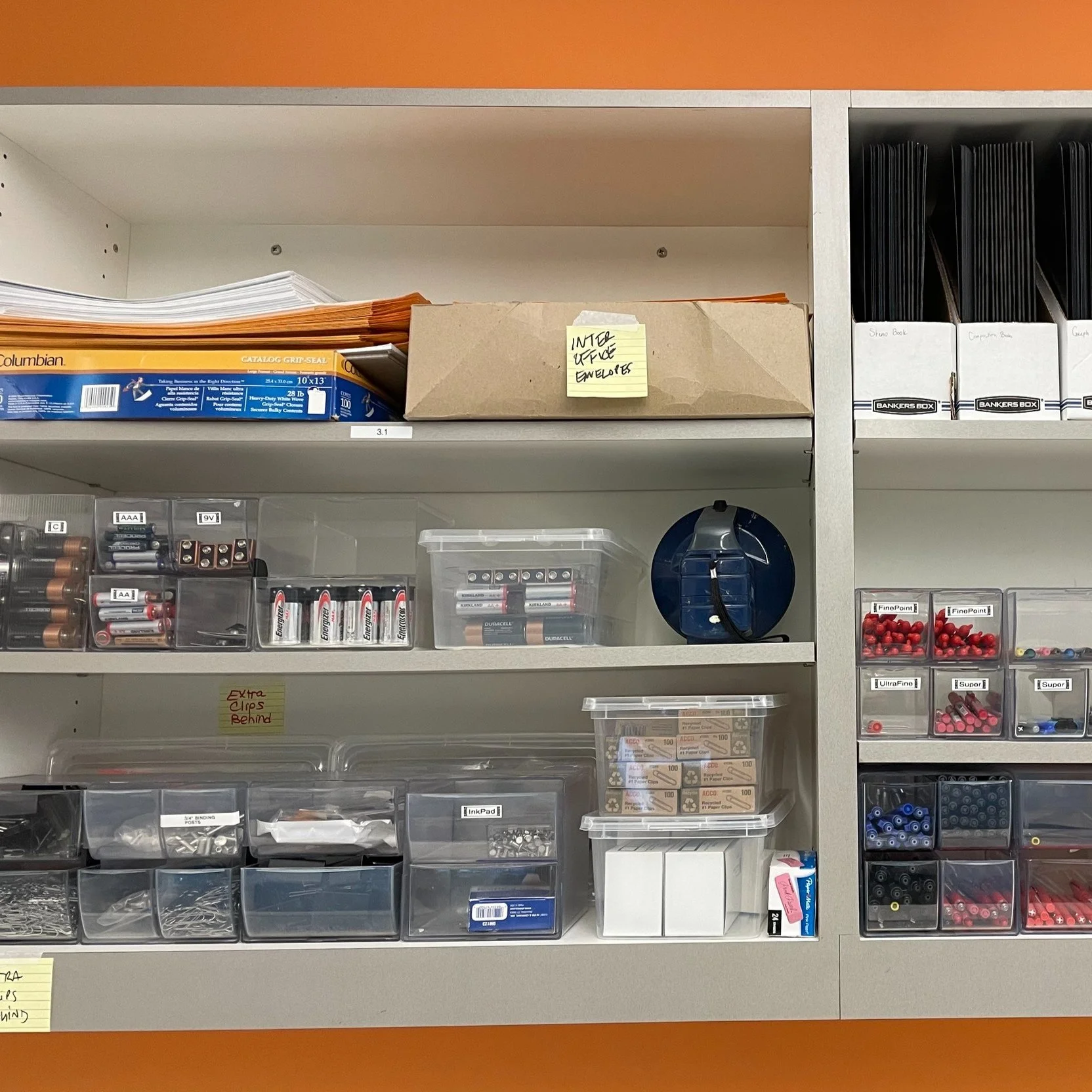 Organized Office Supplies